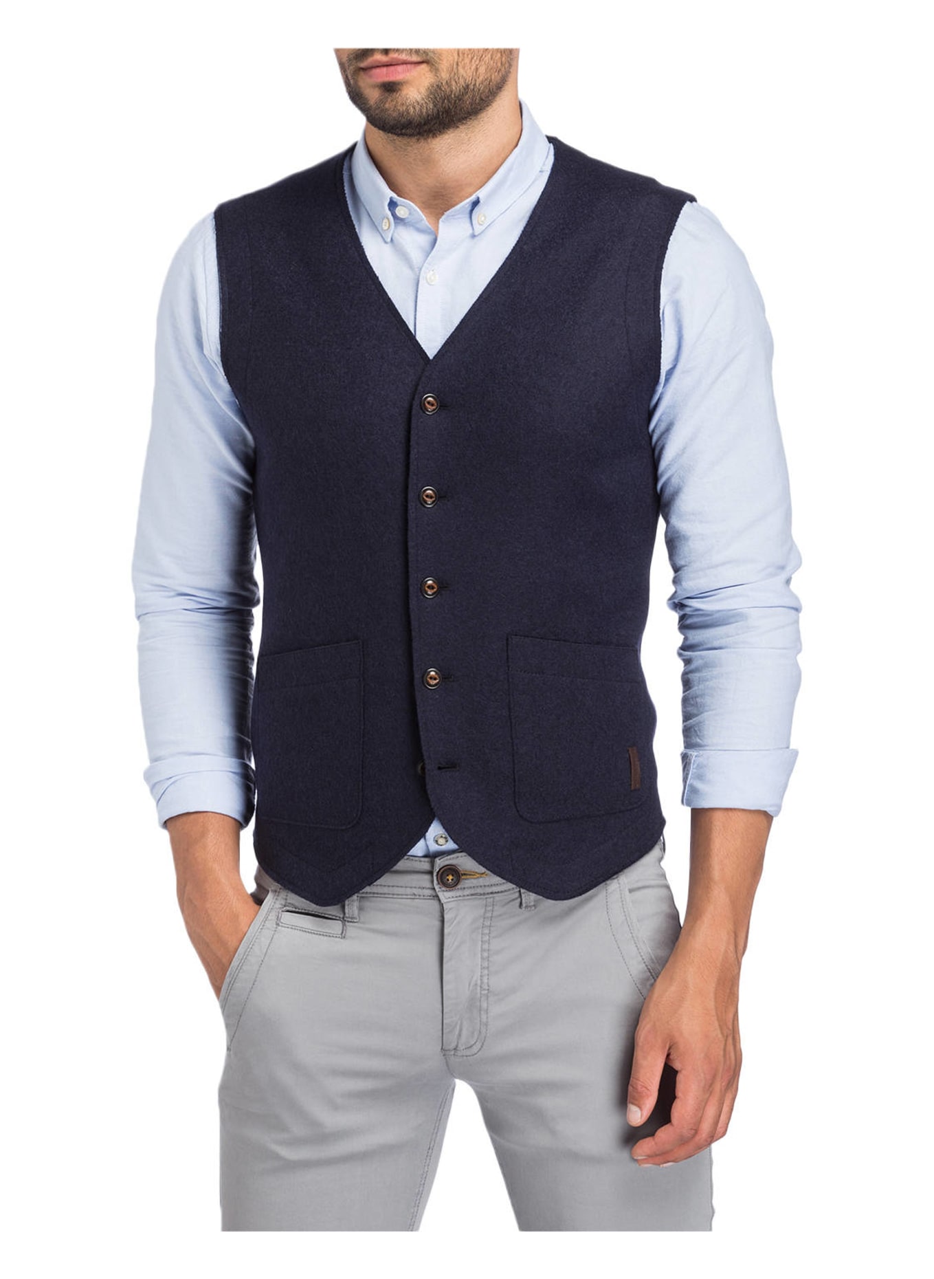 MAERZ MUENCHEN Suit vest, Color: NAVY (Image 2)