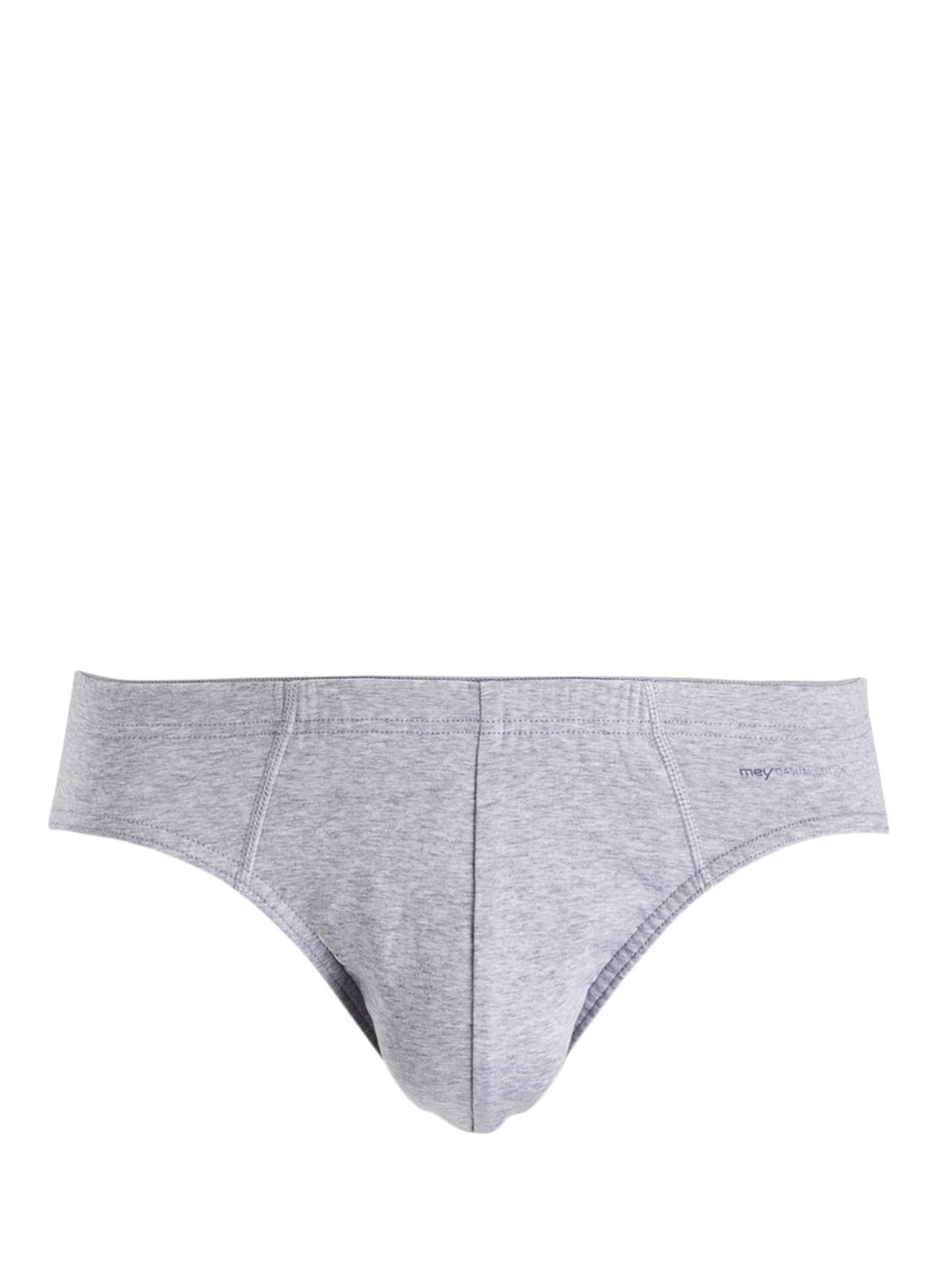 mey Slip Serie CASUAL COTTON: GRAU MELIERT