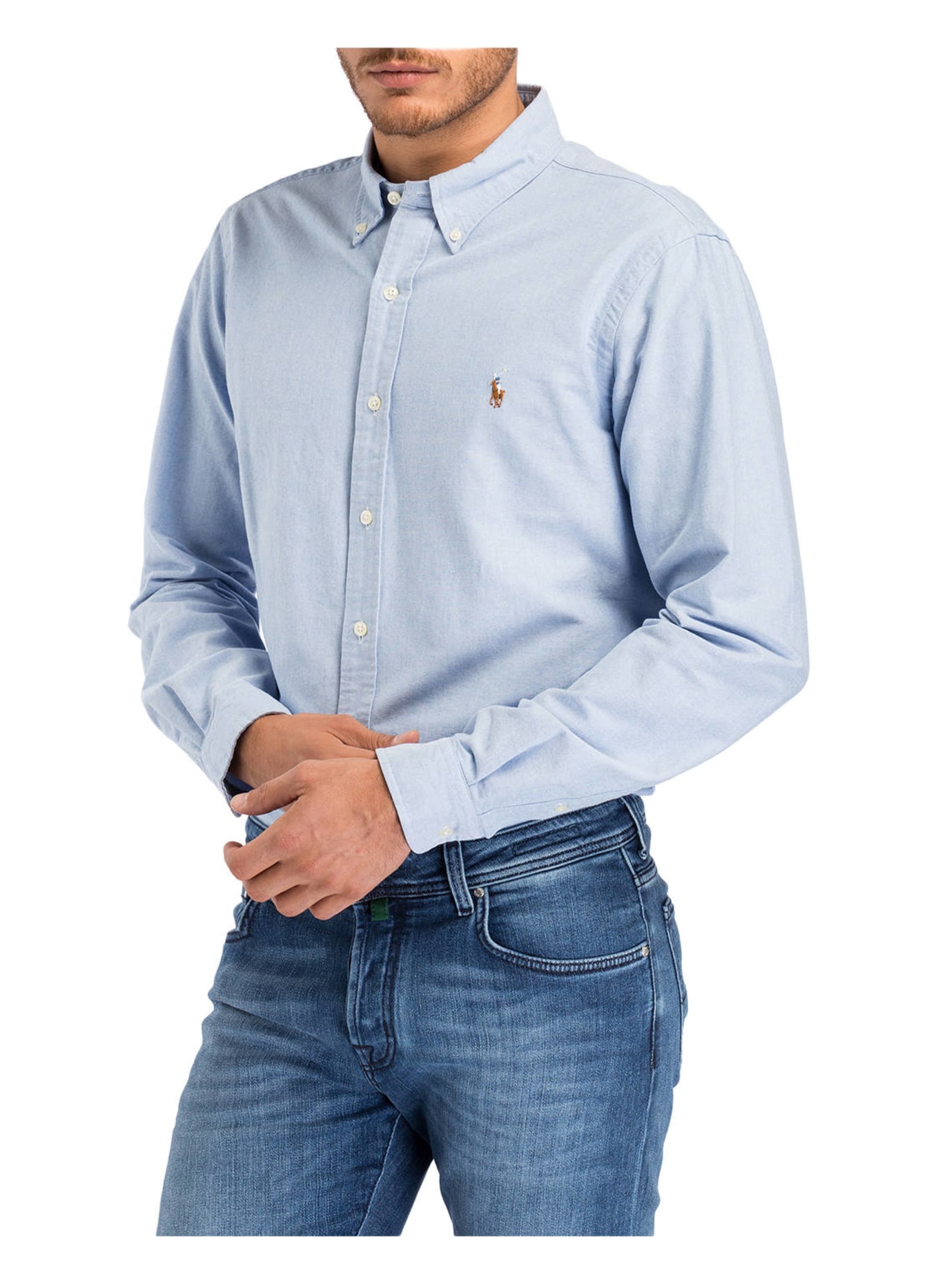 POLO RALPH LAUREN Oxfordhemd Slim Fit, Farbe: HELLBLAU (Bild 2)