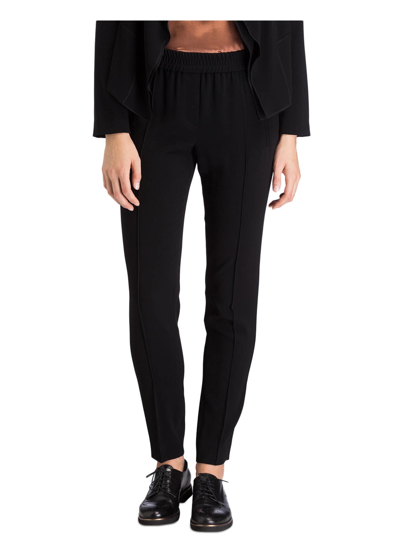 MARC CAIN Trousers in jogger style, Color: 900 SCHWARZ (Image 2)