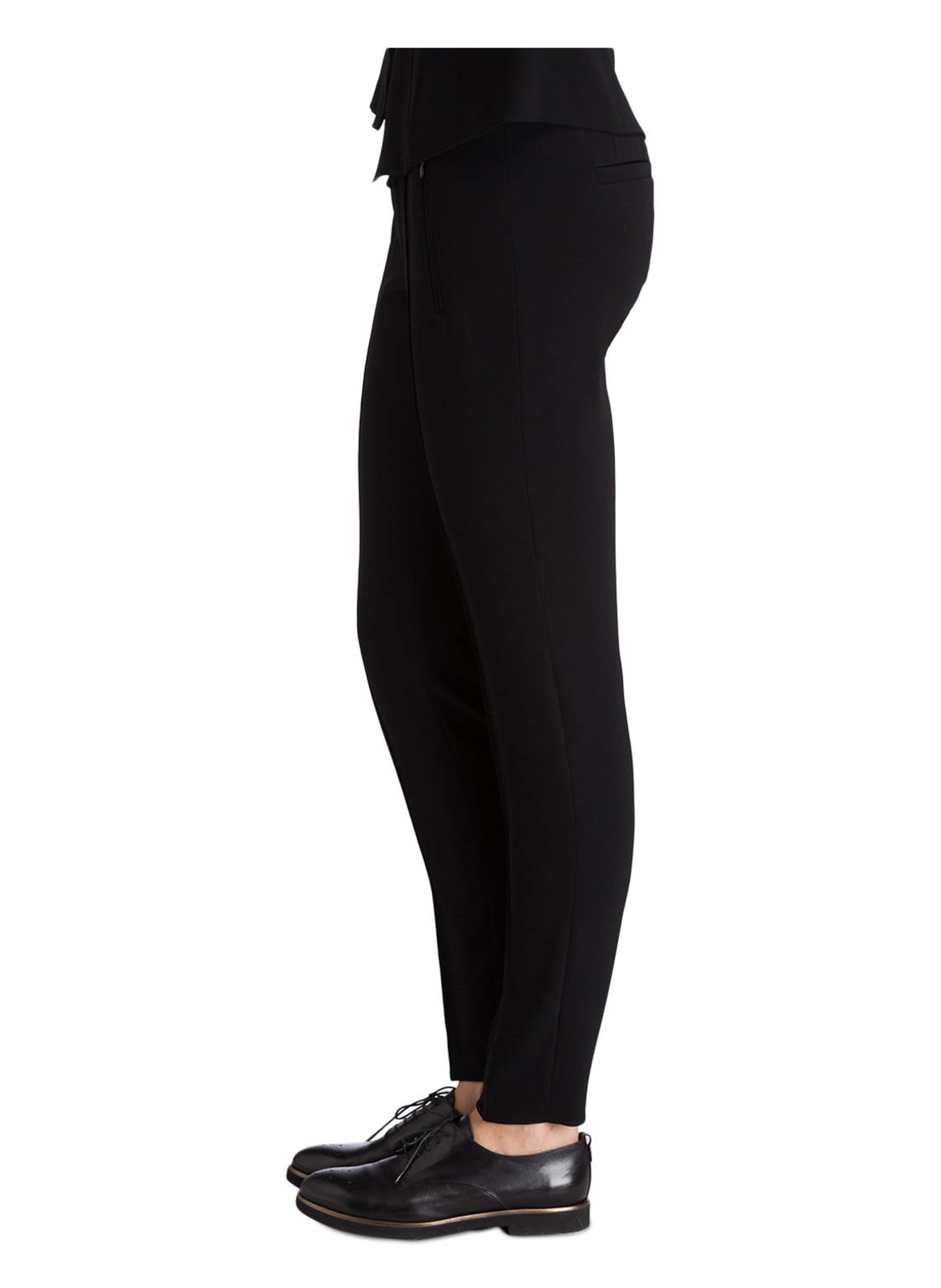 MARC CAIN Trousers in jogger style, Color: 900 SCHWARZ (Image 4)