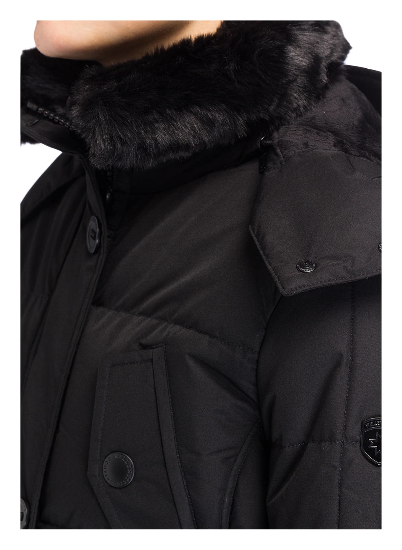 WELLENSTEYN Quilted coat CENTURION , Color: BLACK (Image 6)