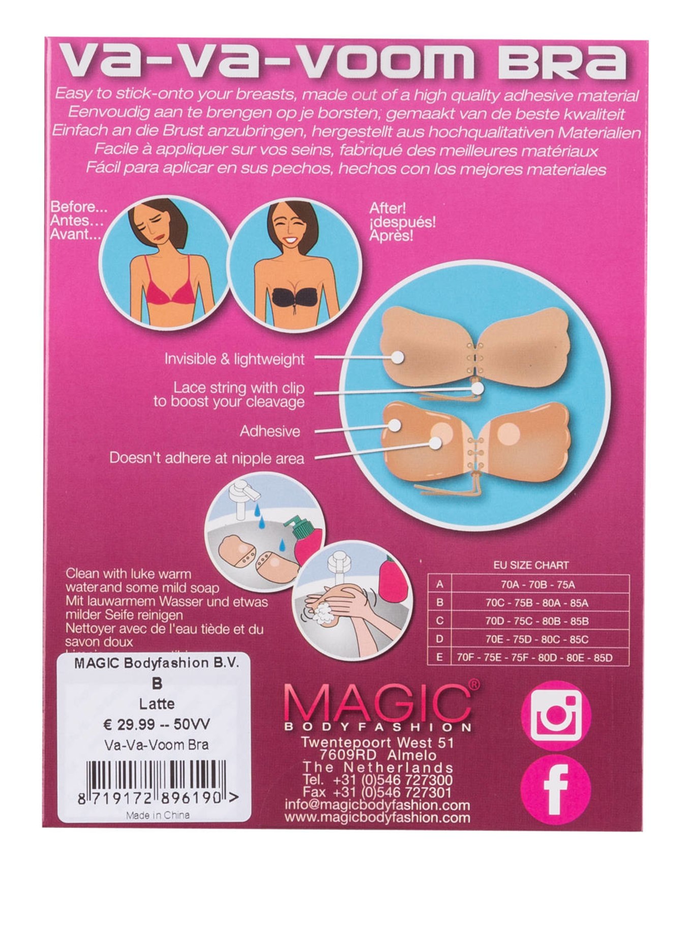 MAGIC Bodyfashion V BRA - trägerloser/variabler BH - skin/nude