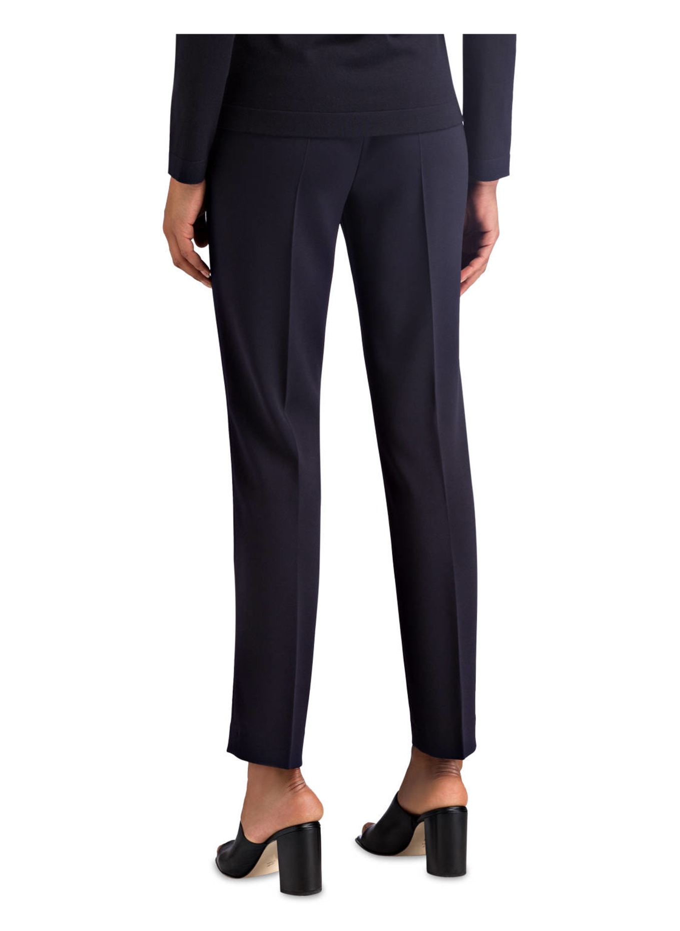 LUISA CERANO Kalhoty: TMAVĚ MODRÁ