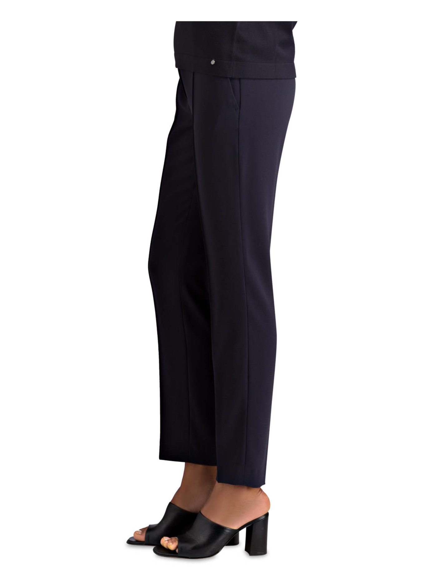 LUISA CERANO Kalhoty: TMAVĚ MODRÁ