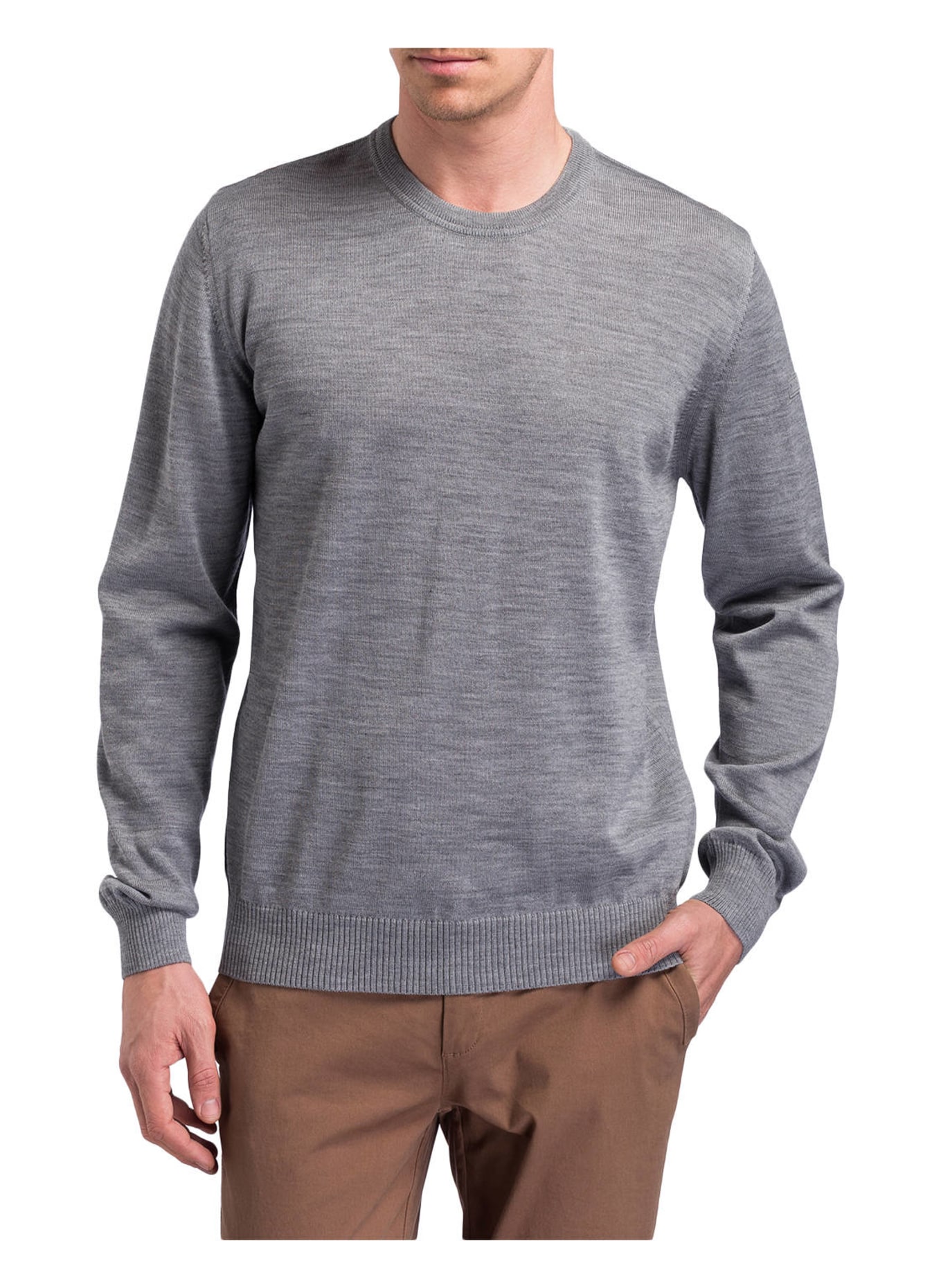 MAERZ MUENCHEN Pullover , Farbe: GRAU MELIERT (Bild 2)