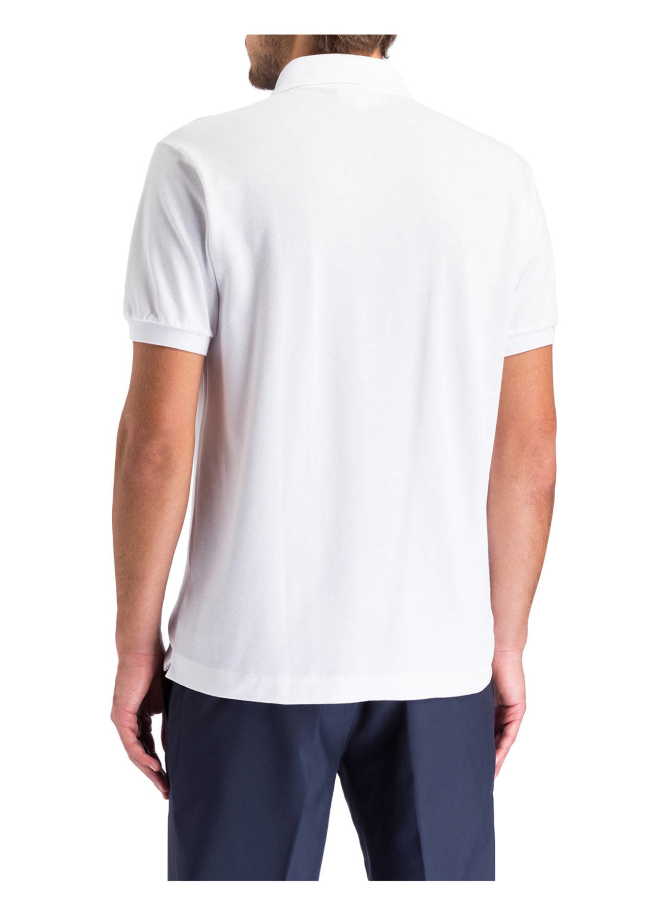 LACOSTE Piqué-Poloshirt Classic Fit, Farbe: WEISS (Bild 3)