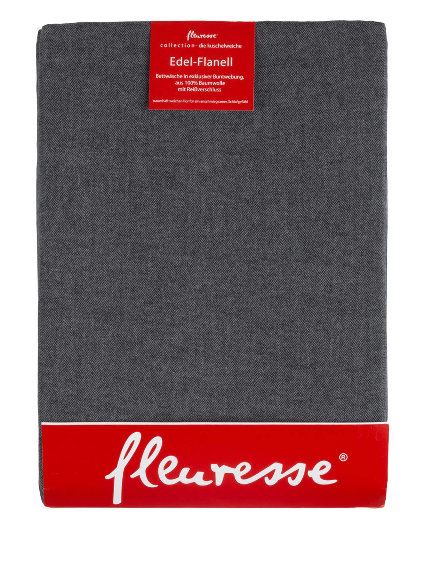 fleuresse Bettwäsche LECH: ANTHRAZIT