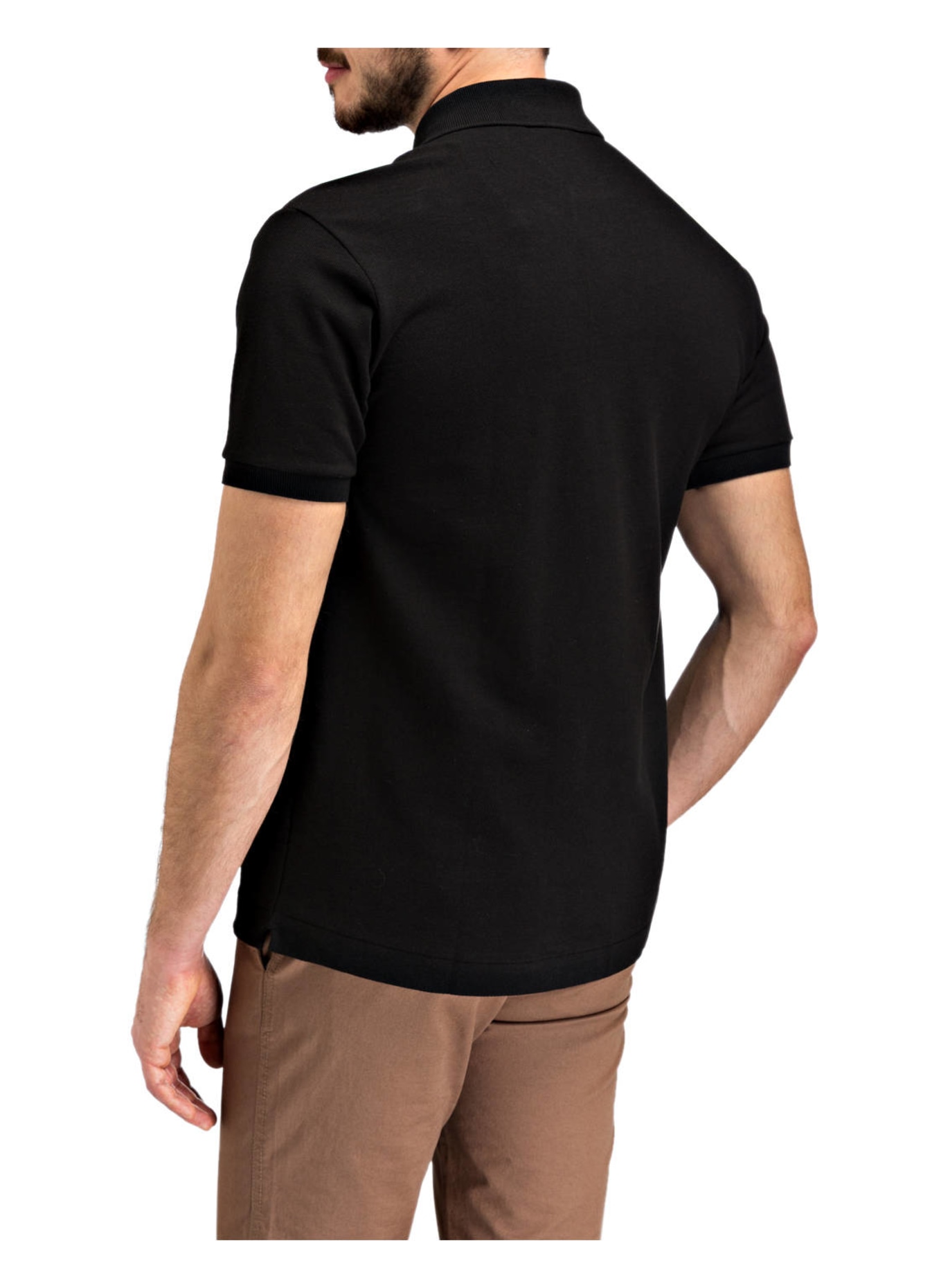 LACOSTE Piqué-Poloshirt Classic Fit, Farbe: SCHWARZ (Bild 3)