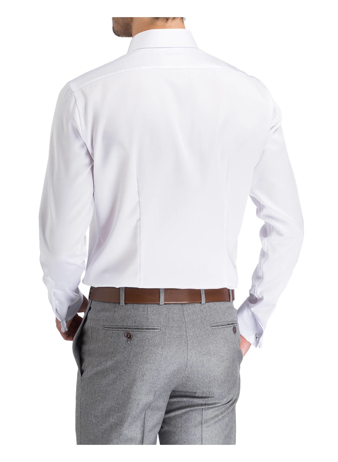 OLYMP SIGNATURE Koszula smokingowa tailored fit z wywijanym mankietem, Kolor: BIAŁY (Obrazek 3)
