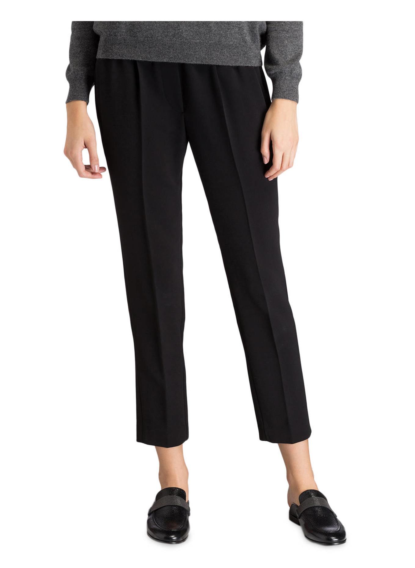 BRUNELLO CUCINELLI 7/8-Hose mit Seide: SCHWARZ