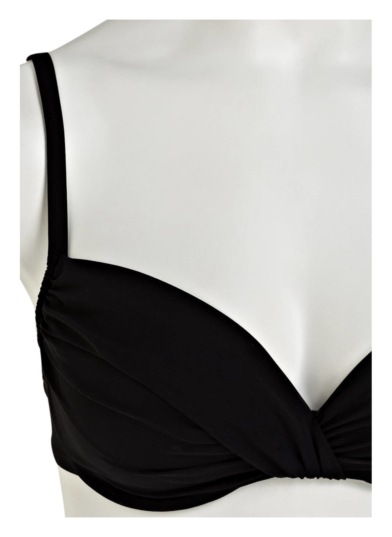 MARYAN MEHLHORN Góra od bikini z fiszbinami SOLIDS z ochroną UV, Kolor: CZARNY (Obrazek 4)