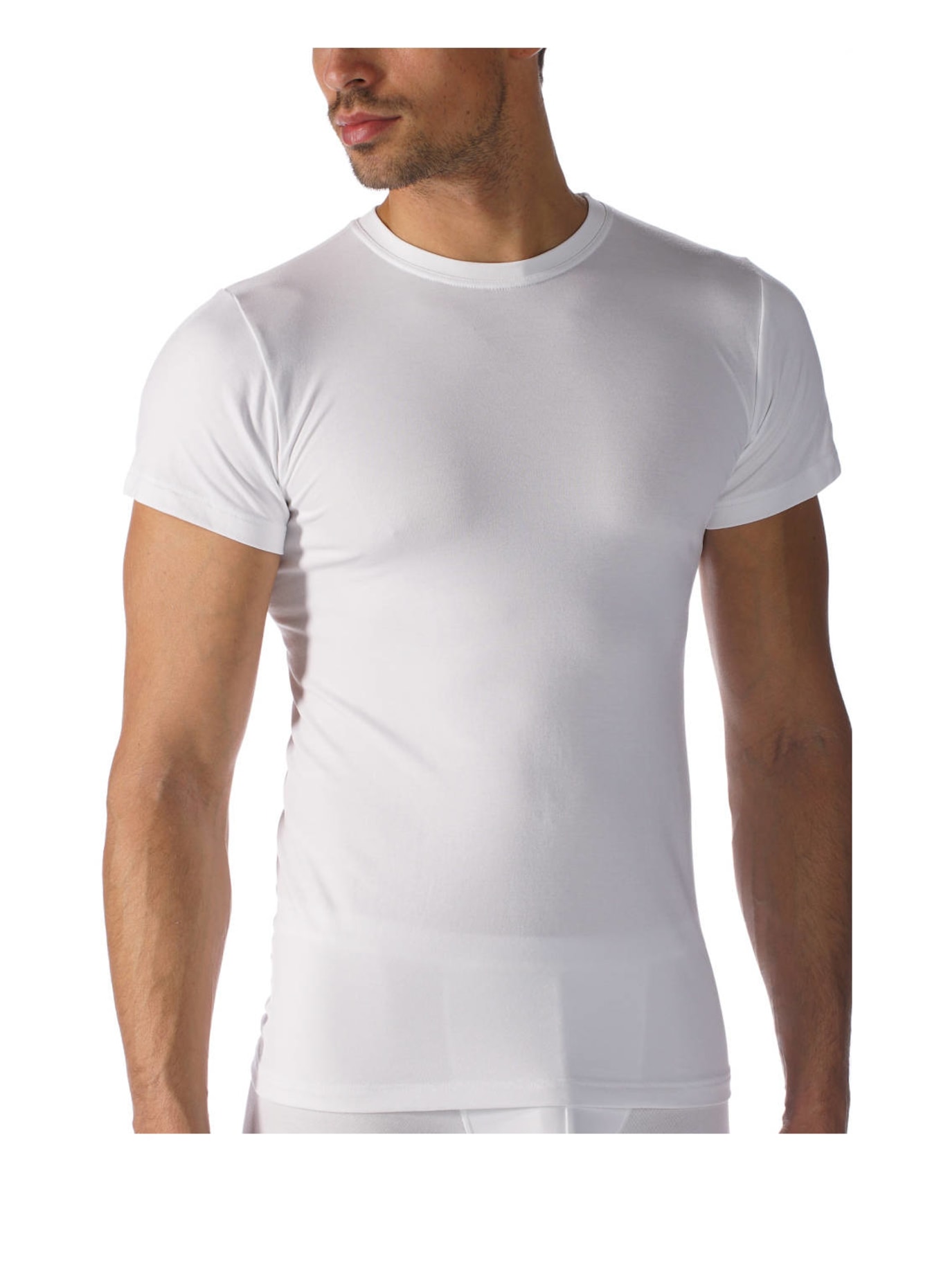 mey T-Shirt Serie SOFTWARE, Farbe: WEISS (Bild 4)