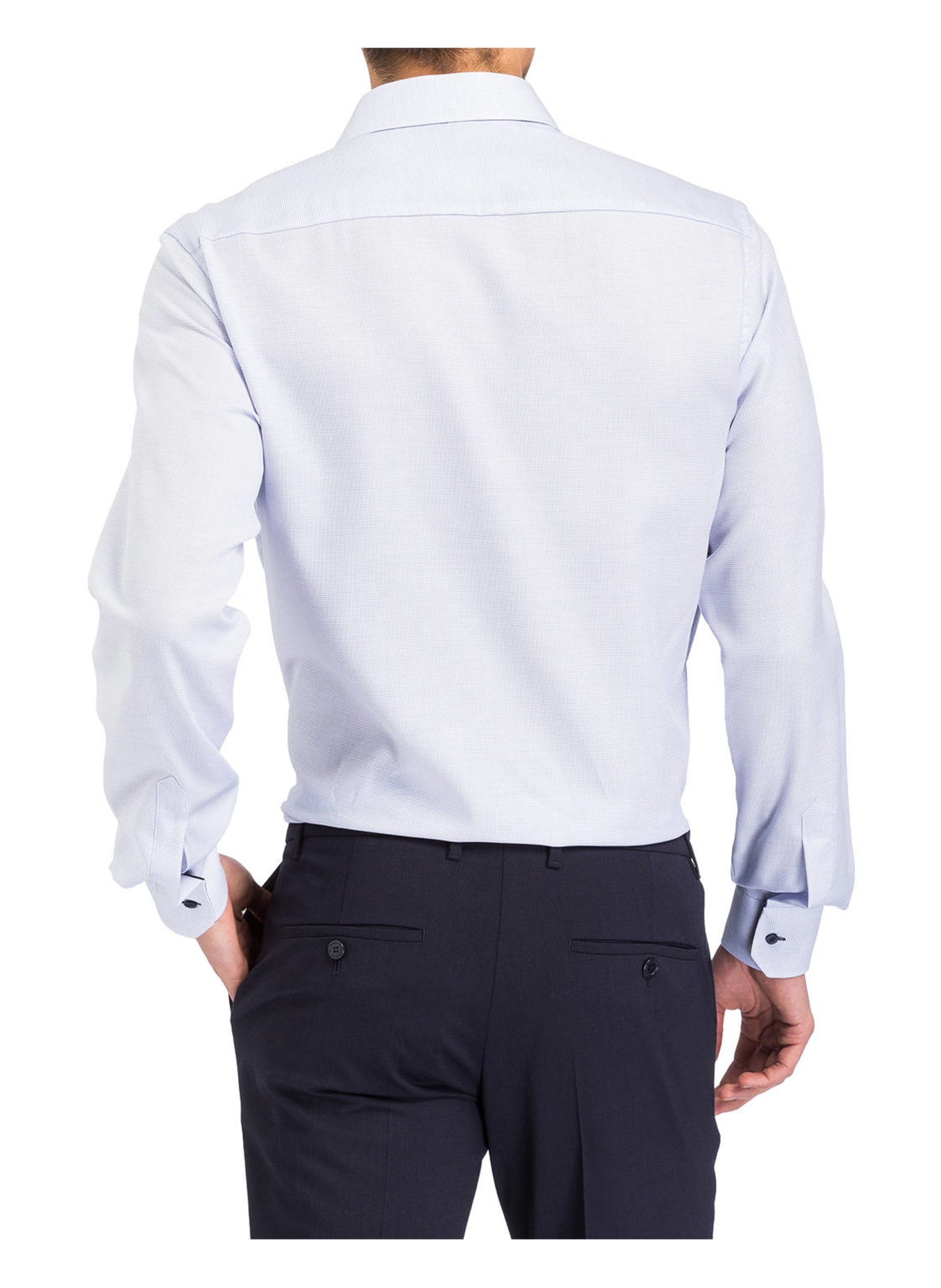 ETERNA Shirt modern Fit, Color: WHITE/ LIGHT BLUE (Image 3)