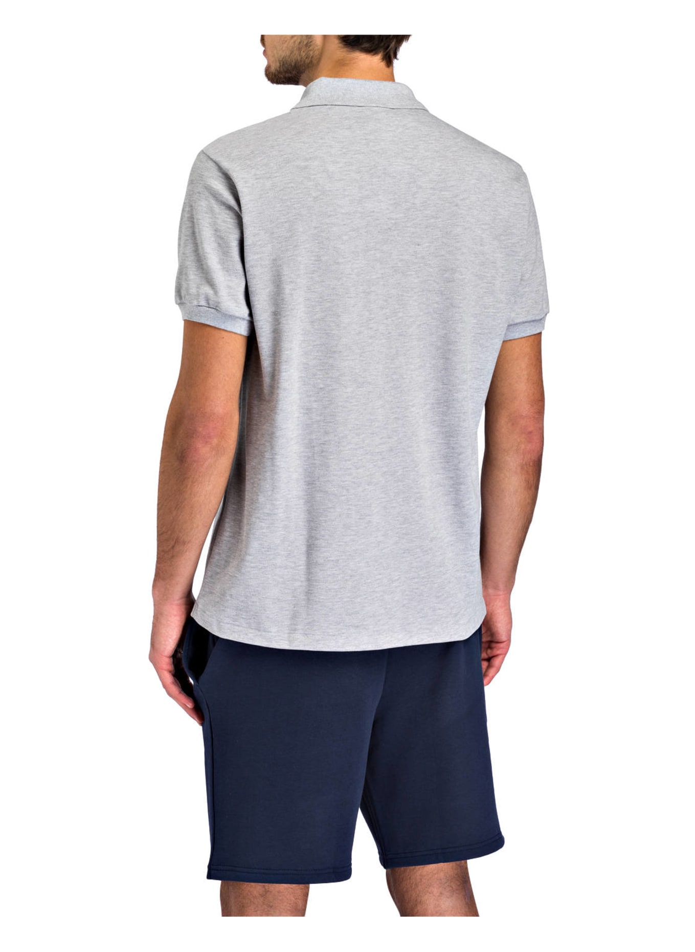 LACOSTE Piqué-Poloshirt Classic Fit, Farbe: GRAU MELIERT (Bild 3)