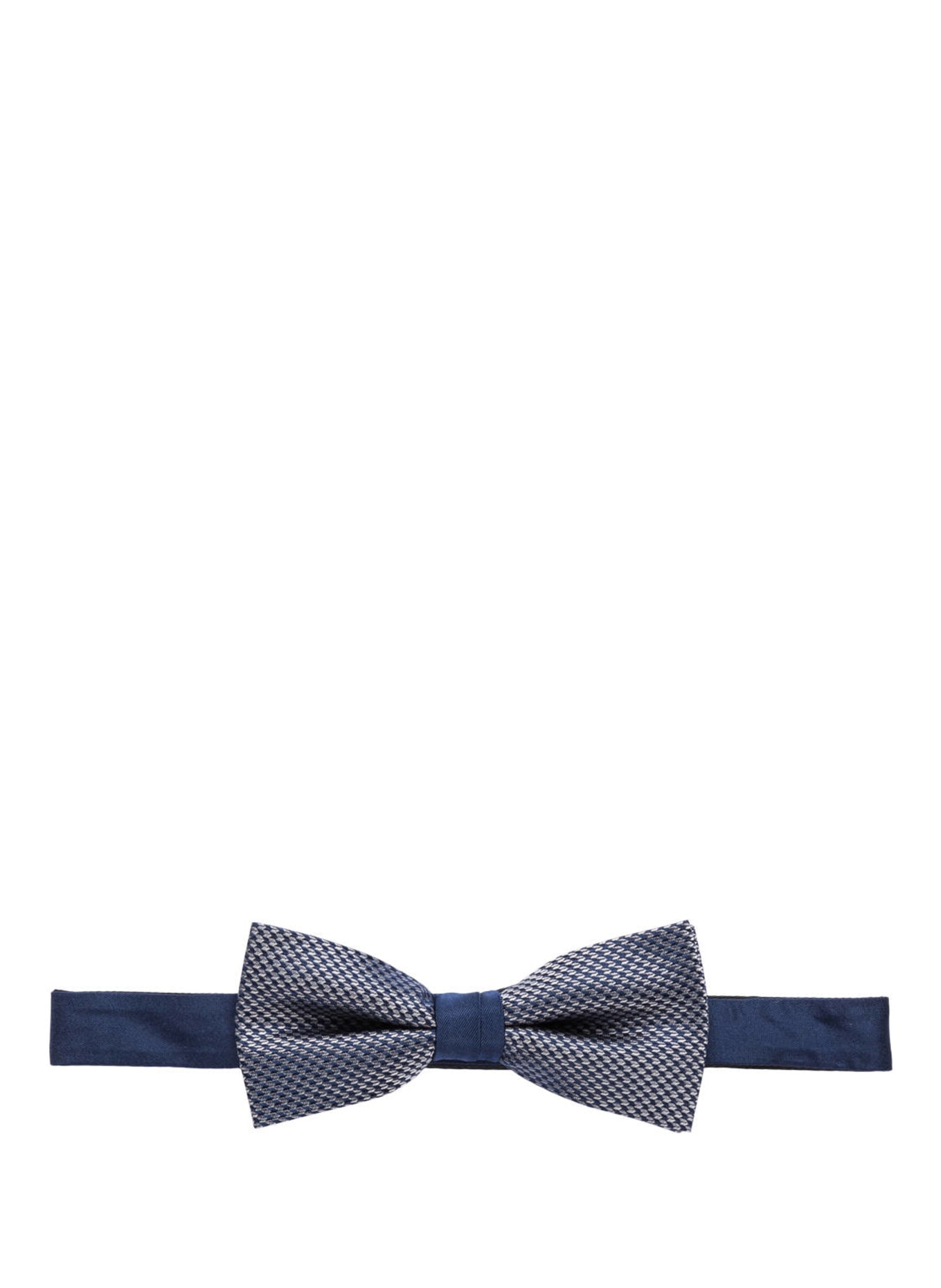 PAUL Zestaw: muszka i poszetka: JASNOSZARY / NIEBIESKI