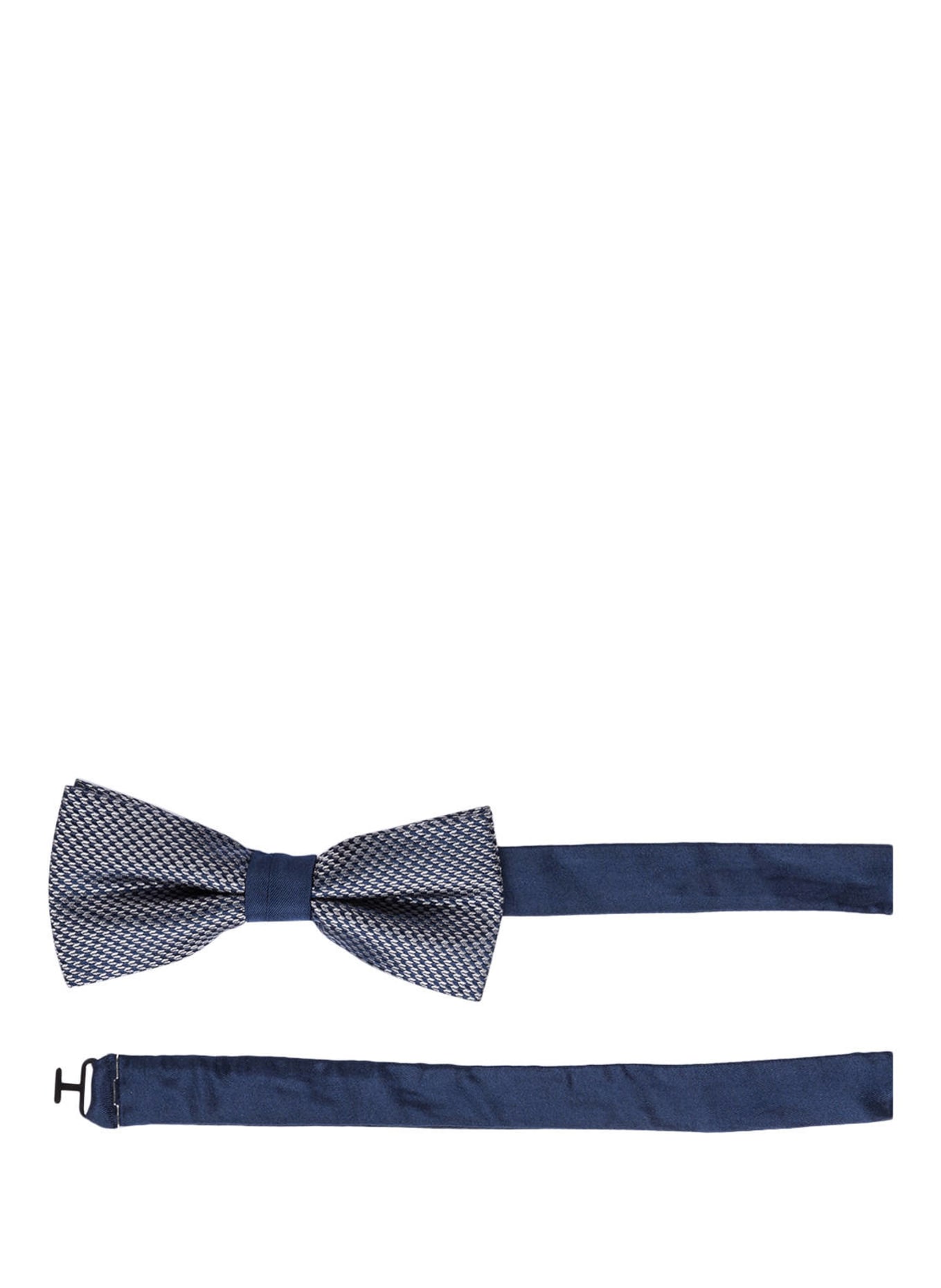 PAUL Zestaw: muszka i poszetka: JASNOSZARY / NIEBIESKI