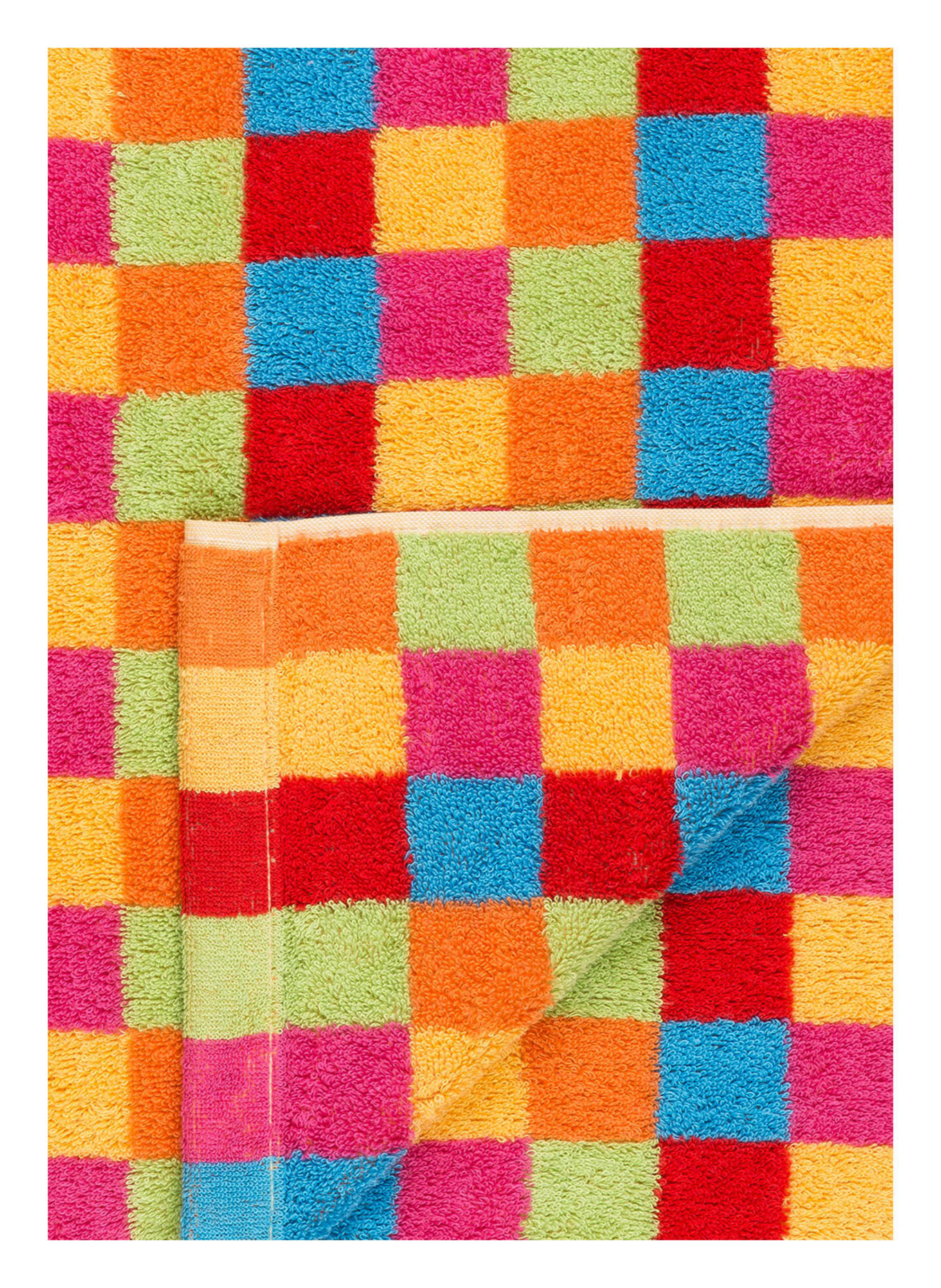 Cawö Towel LIFESTYLE KARO , Color: RED/ BLUE/ GREEN (Image 3)