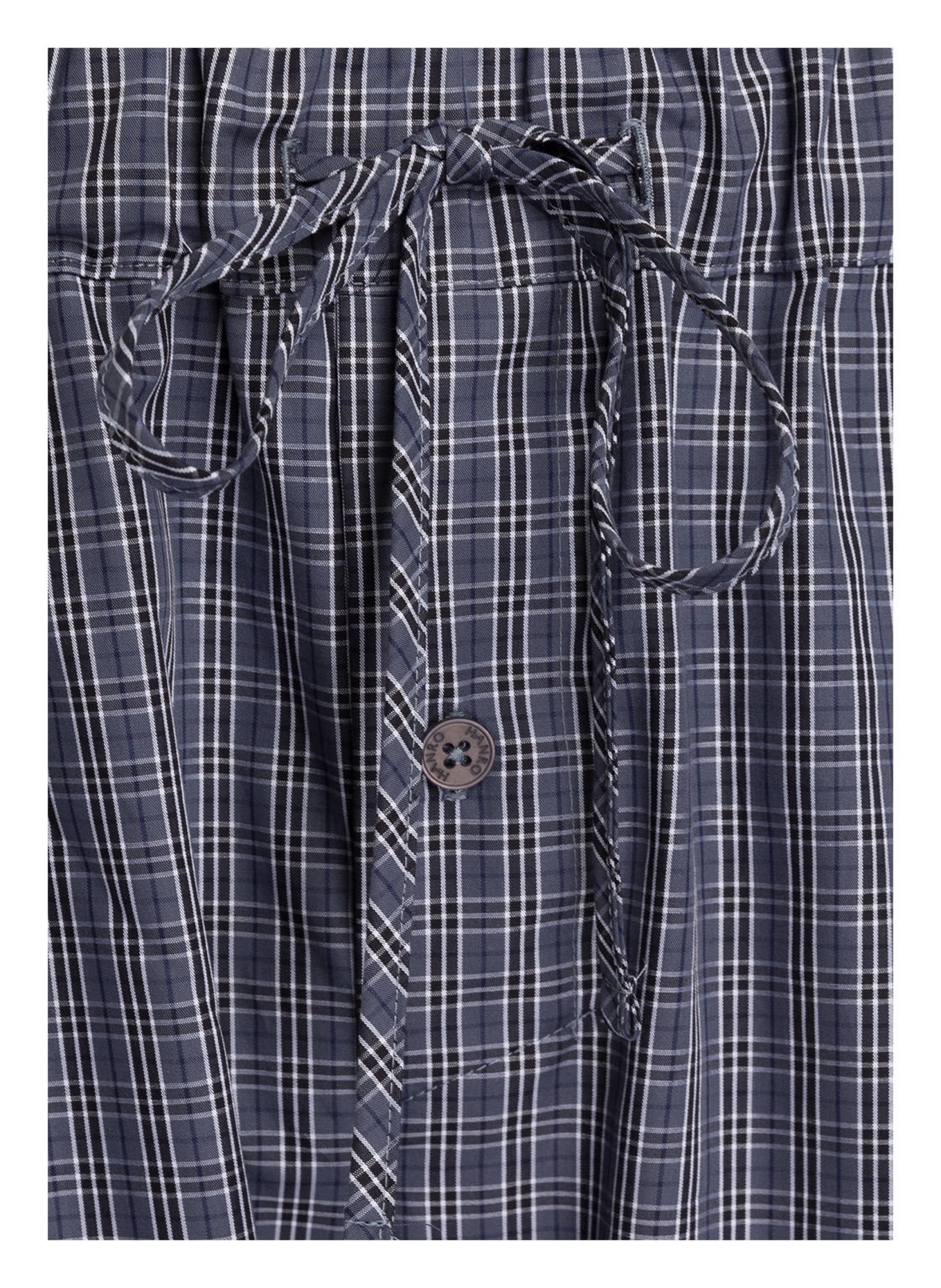 HANRO Spodnie od piżamy NIGHT & DAY, Kolor: SZARONIEBIESKI/ CZARNY (Obrazek 3)
