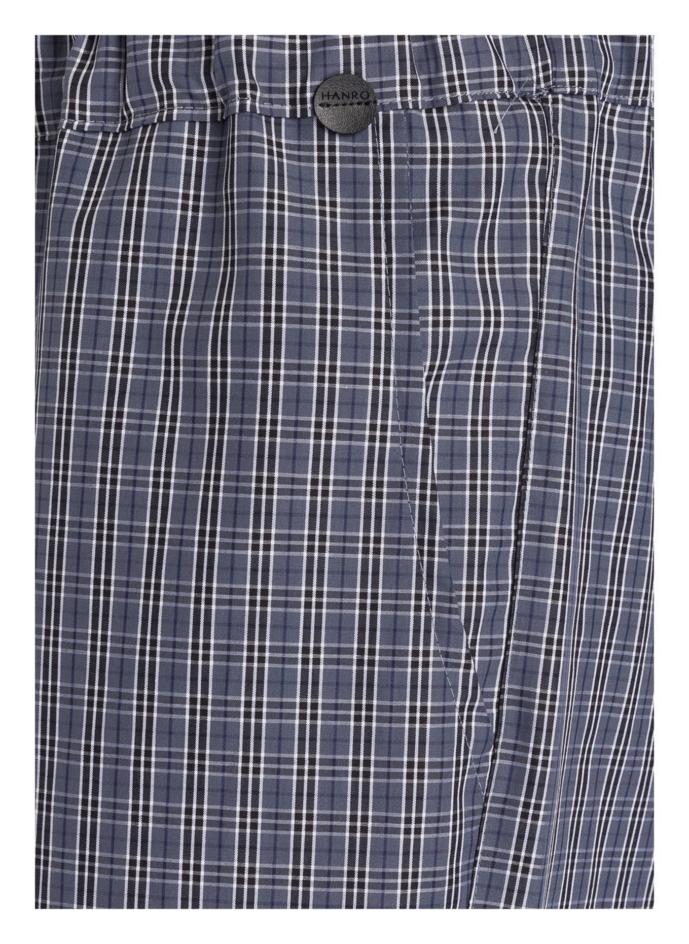 HANRO Spodnie od piżamy NIGHT & DAY, Kolor: SZARONIEBIESKI/ CZARNY (Obrazek 4)