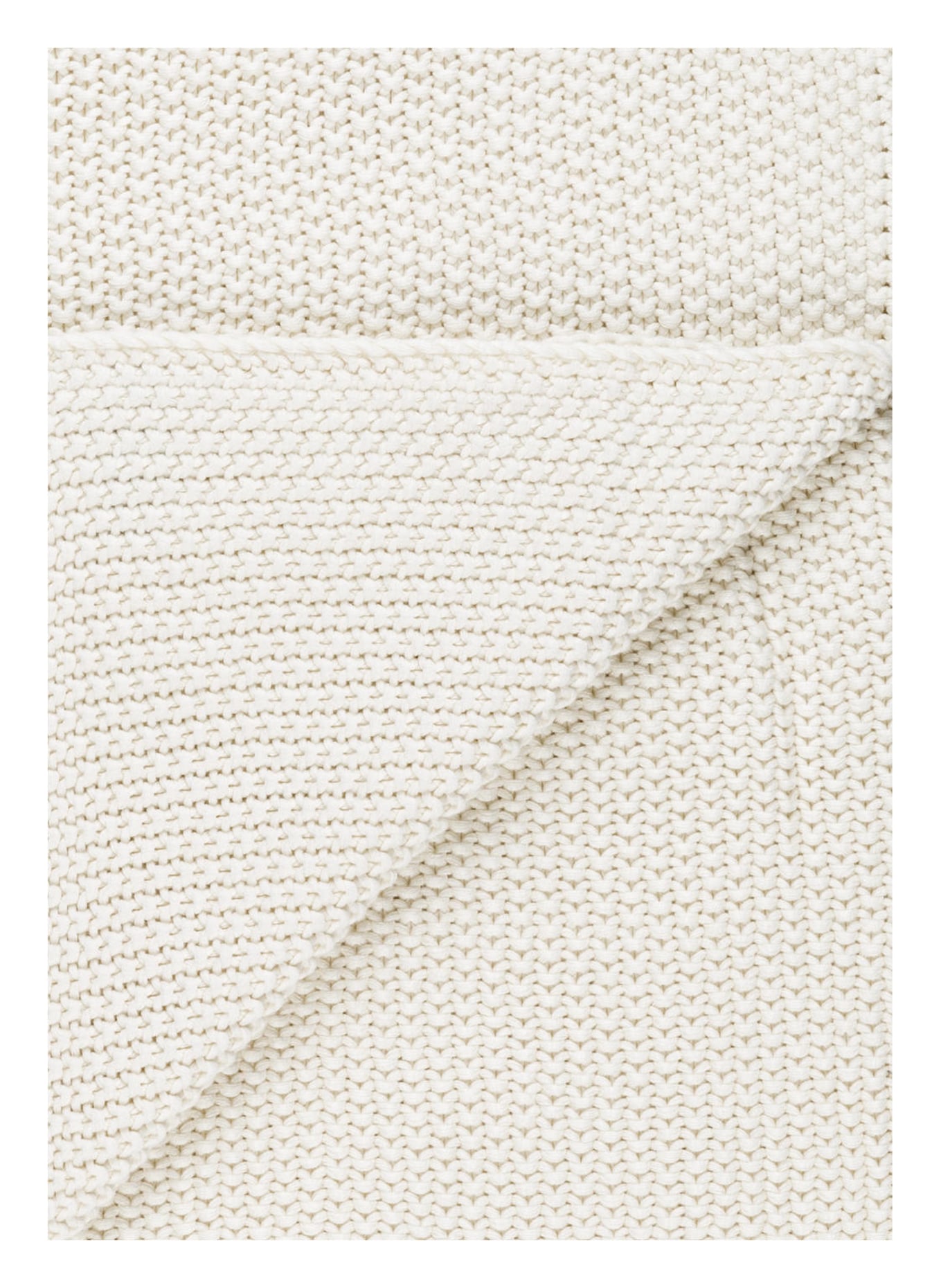 Marc O'Polo Plaid NORDIC KNIT, Farbe: WEISS (Bild 2)