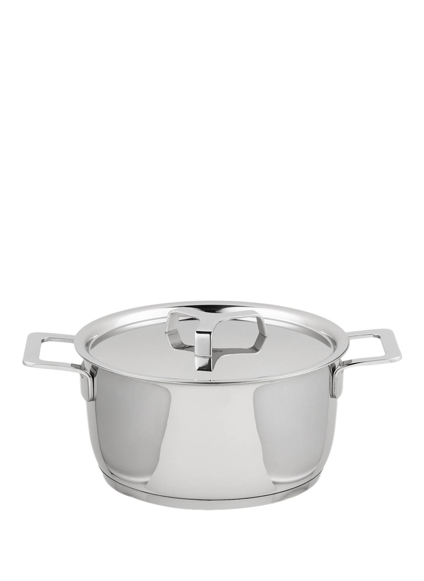 ALESSI 7-tlg. Topfset POTS & PANS: SILBER