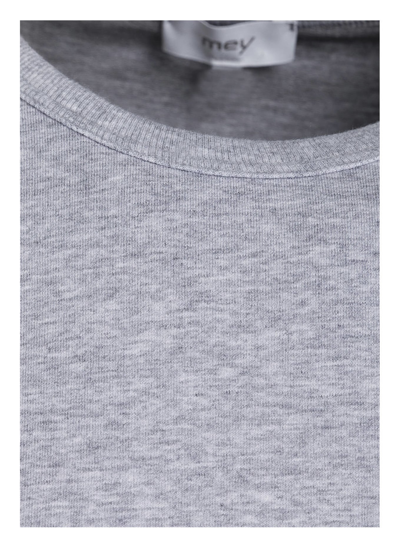 mey Lounge-Sweatshirt Serie ENJOY, Farbe: HELLGRAU MELIERT (Bild 3)