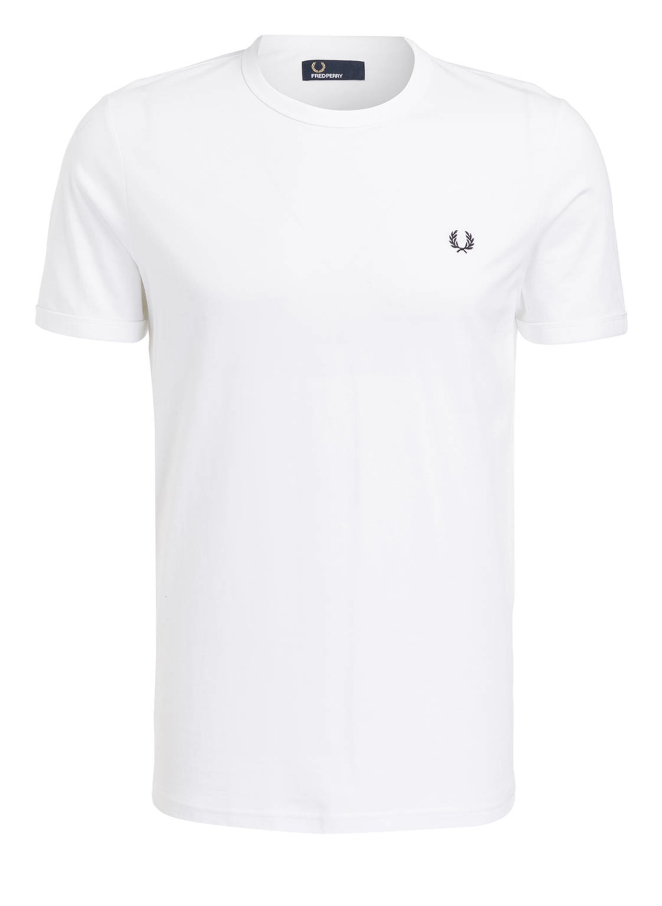 FRED PERRY T-Shirt RINGER, Farbe: WEISS (Bild 1)