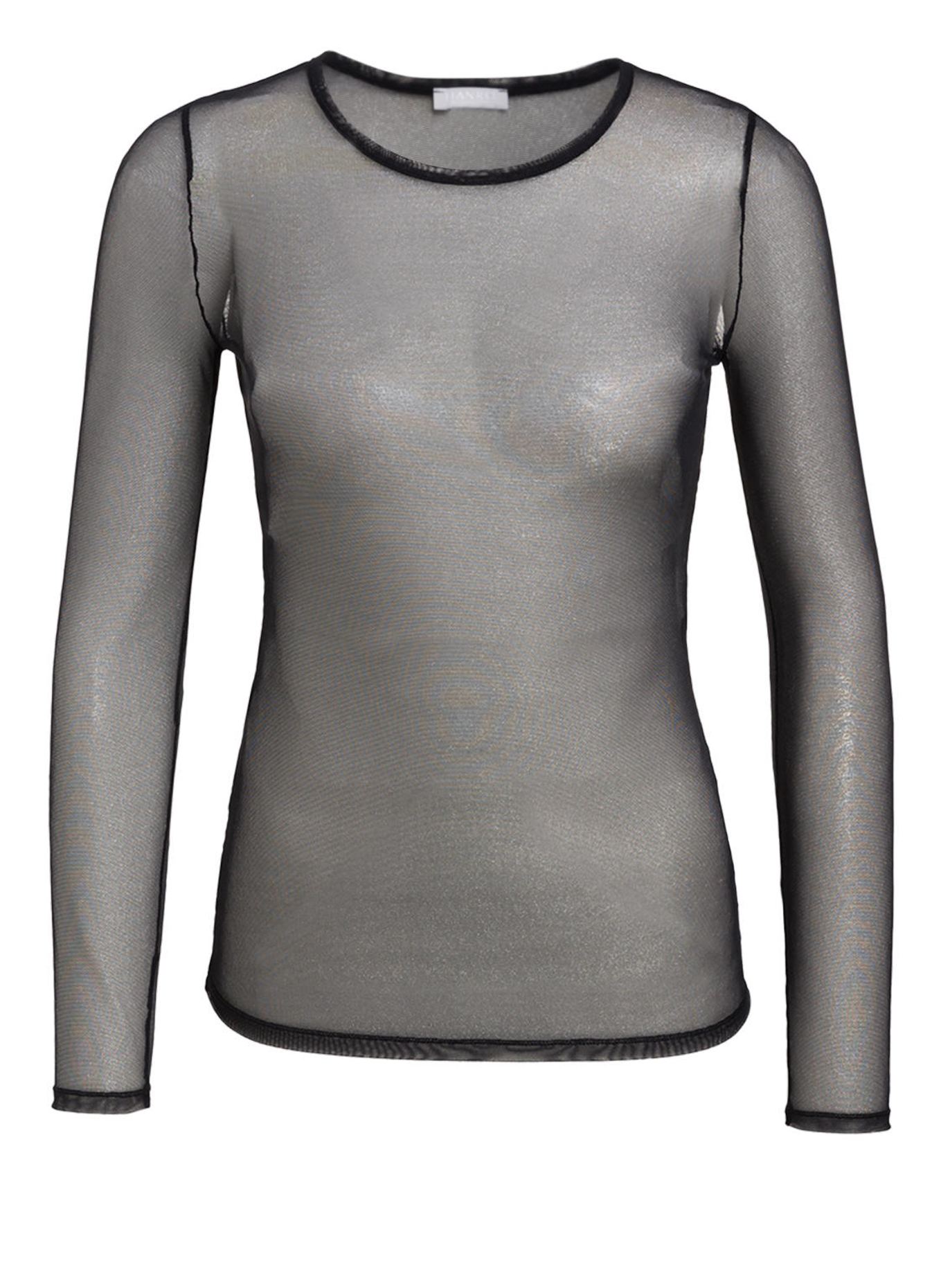 HANRO Shirt SMOOTH ILLUSION: SCHWARZ