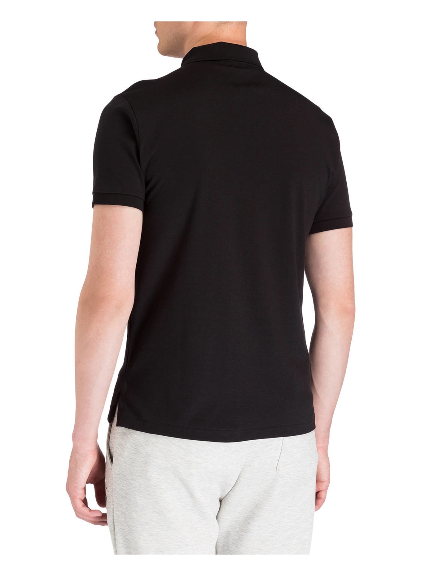 POLO RALPH LAUREN Jersey-Poloshirt Slim Fit, Farbe: SCHWARZ (Bild 3)