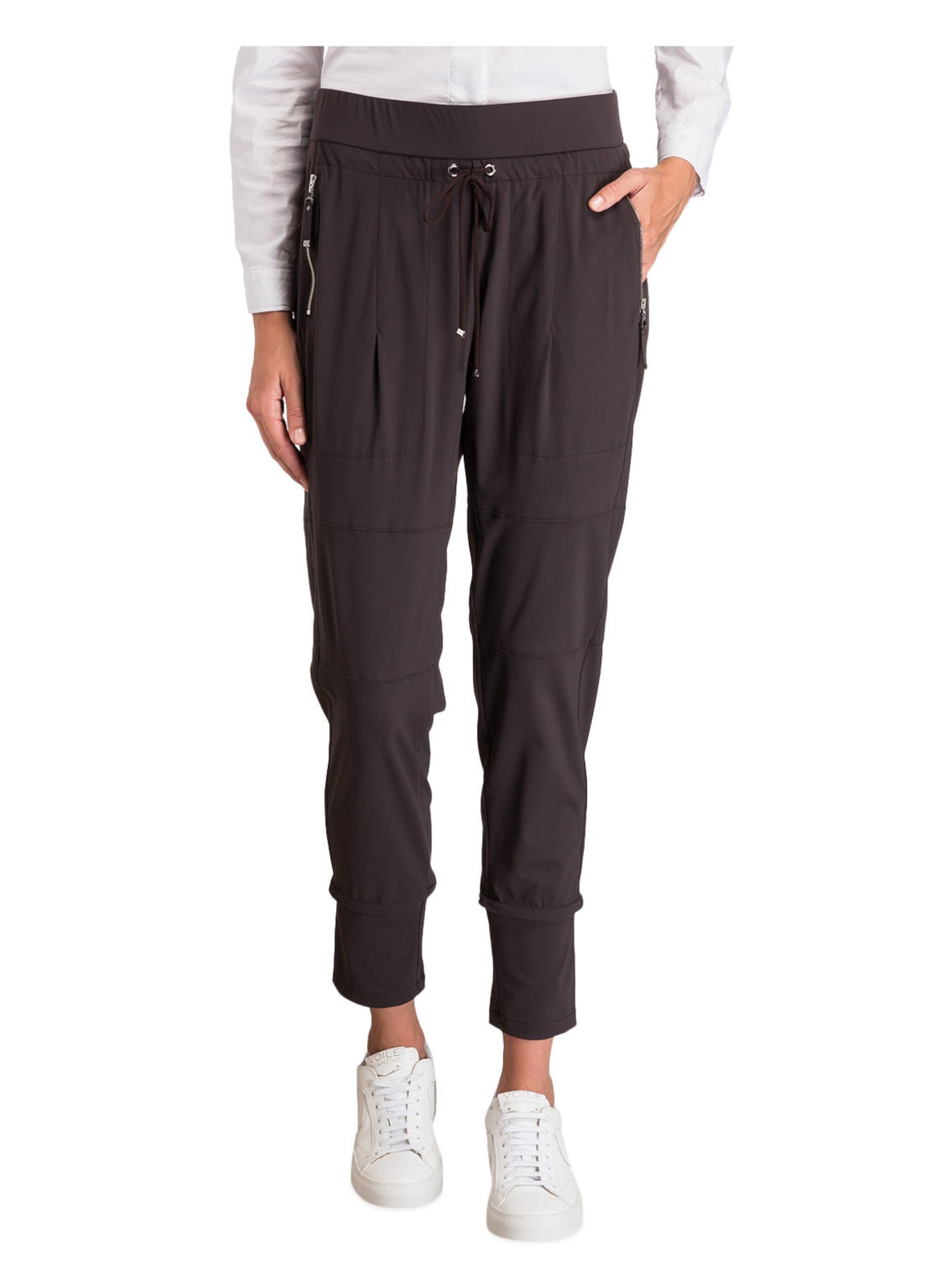 RAFFAELLO ROSSI Hose CANDY im Jogging-Stil: DUNKELBRAUN