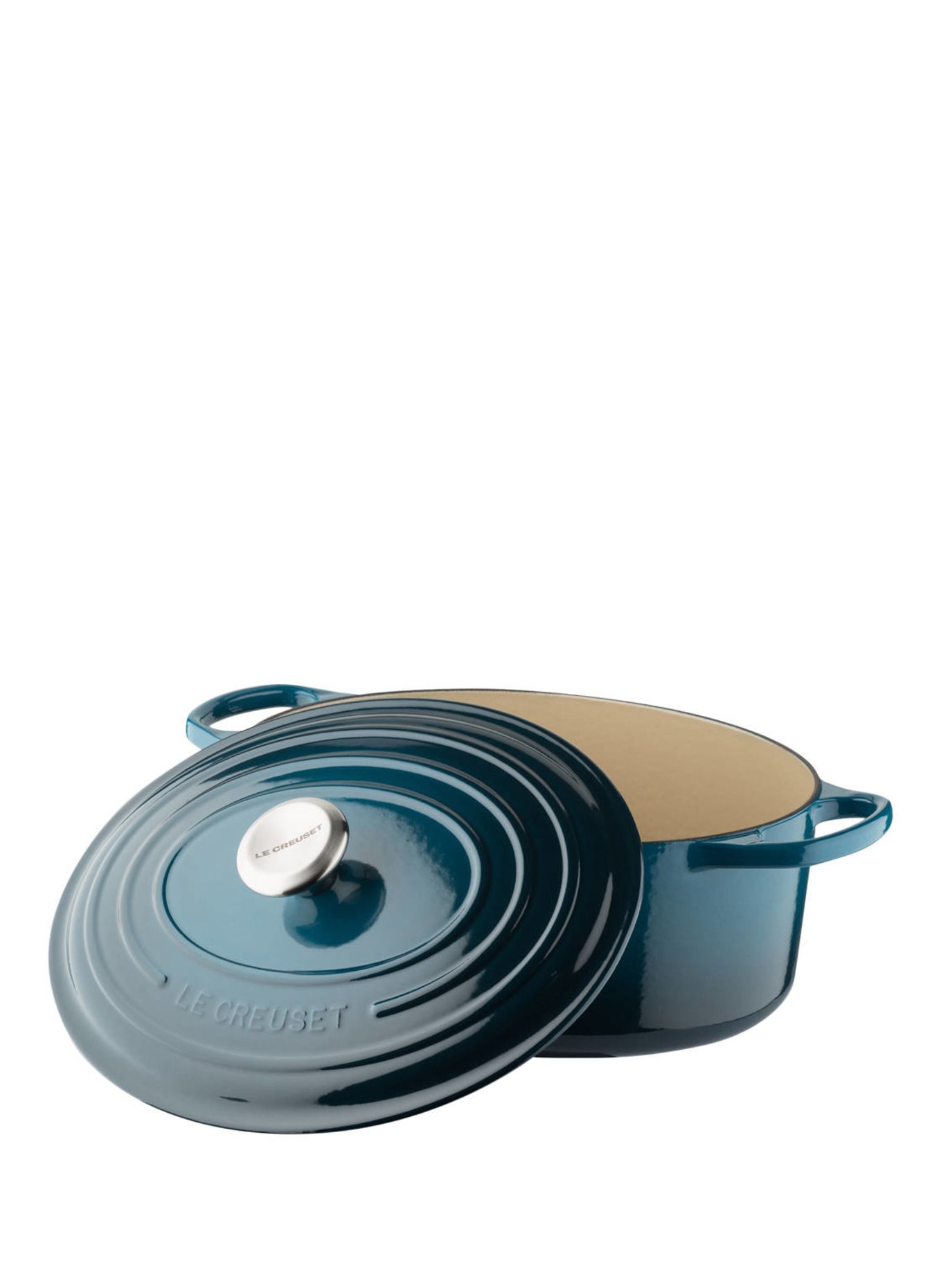 LE CREUSET Brytfanna SIGNATURE, Kolor: DEEP TEAL  (Obrazek 2)