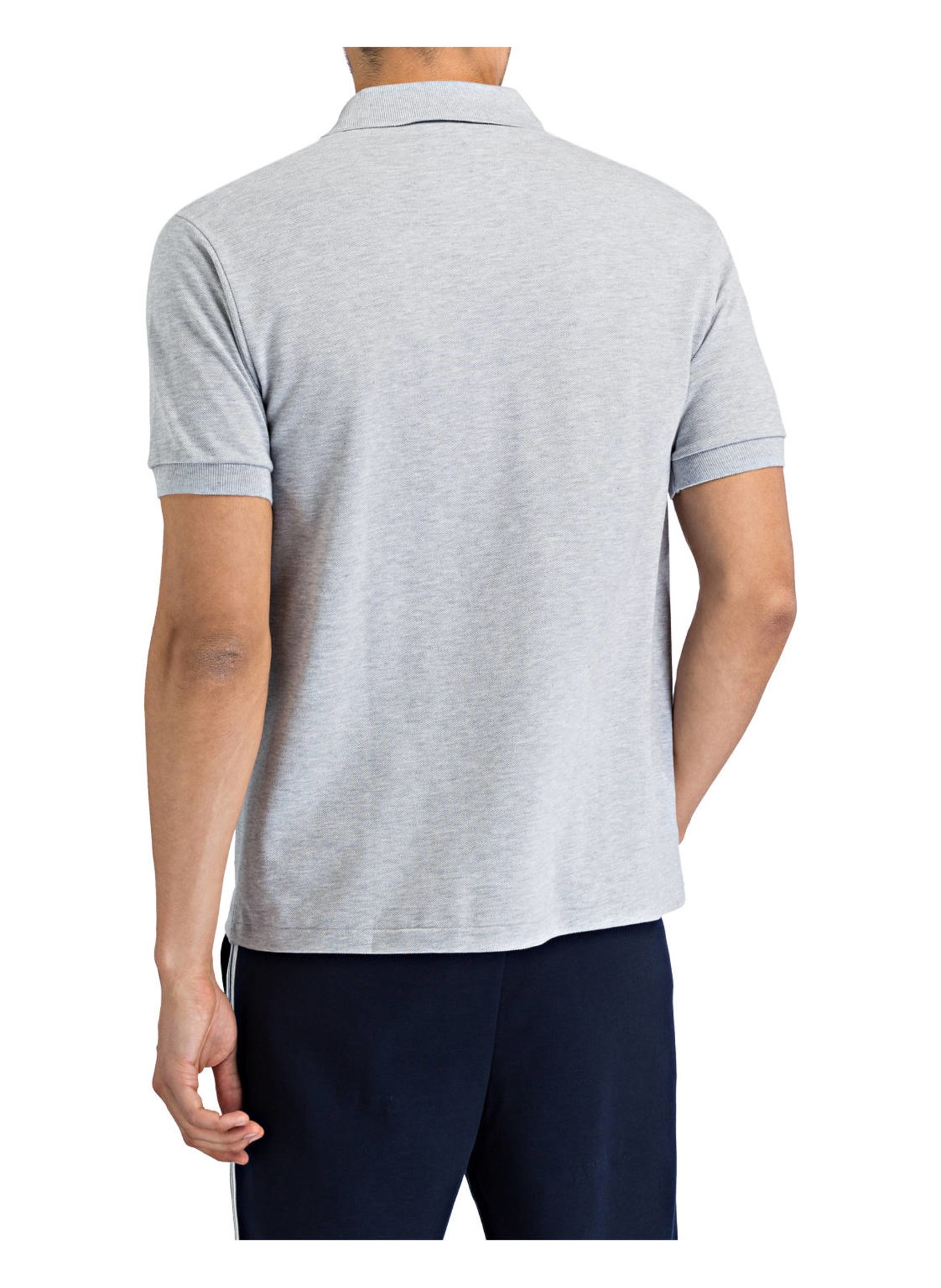 LACOSTE Piqué-Poloshirt Classic Fit, Farbe: HELLGRAU MELIERT (Bild 3)