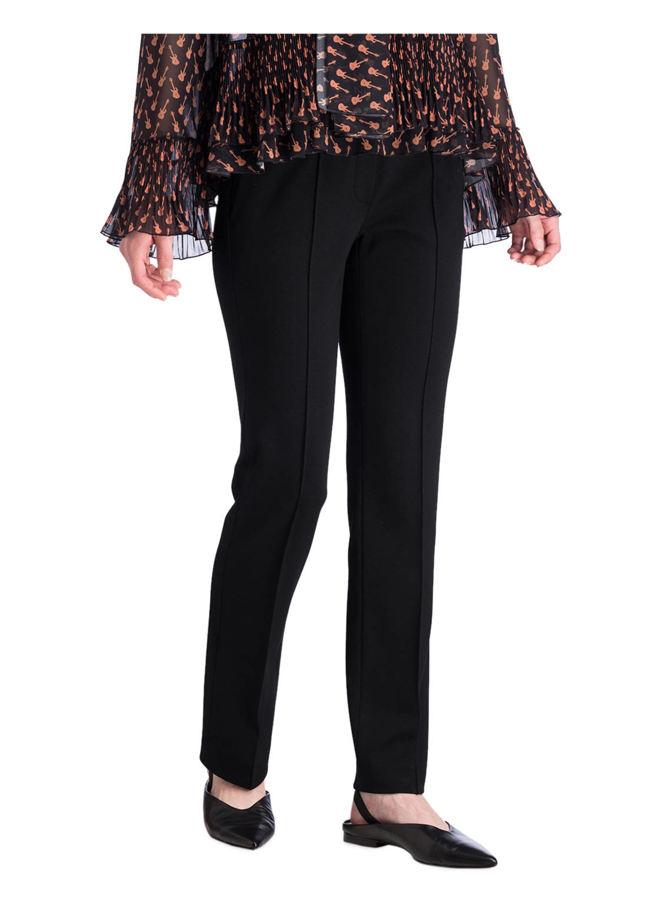 LUISA CERANO Trousers, Color: BLACK (Image 2)