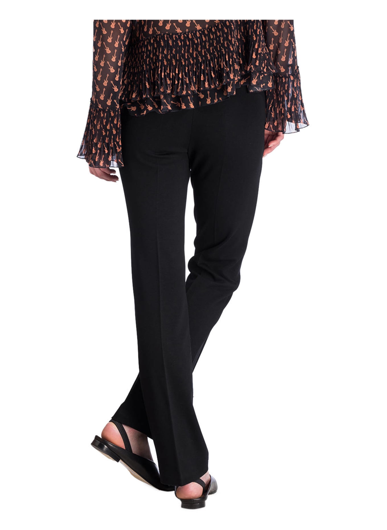 LUISA CERANO Trousers, Color: BLACK (Image 3)
