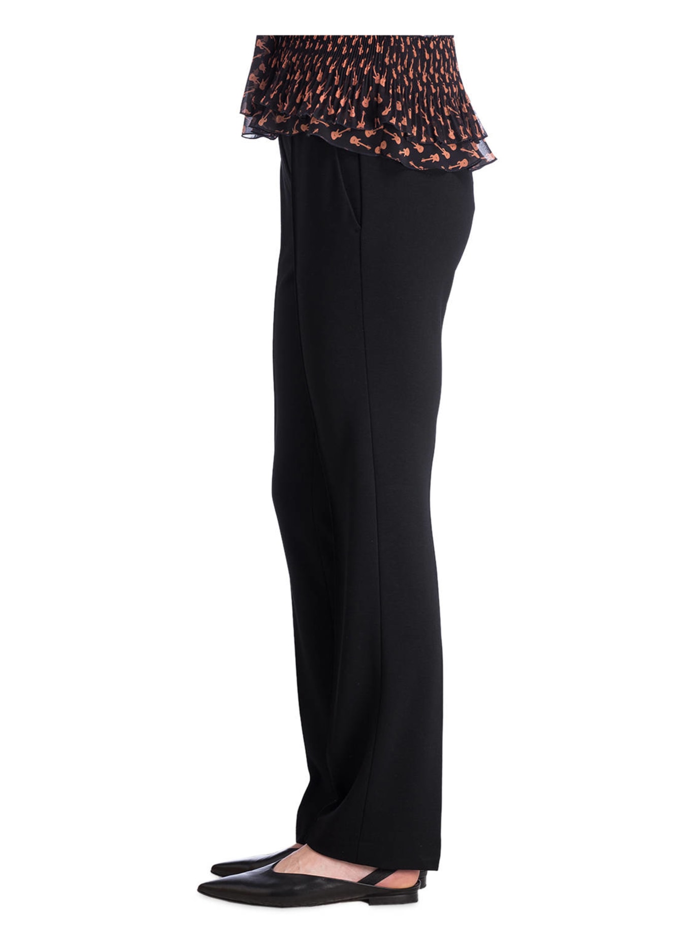 LUISA CERANO Trousers, Color: BLACK (Image 4)