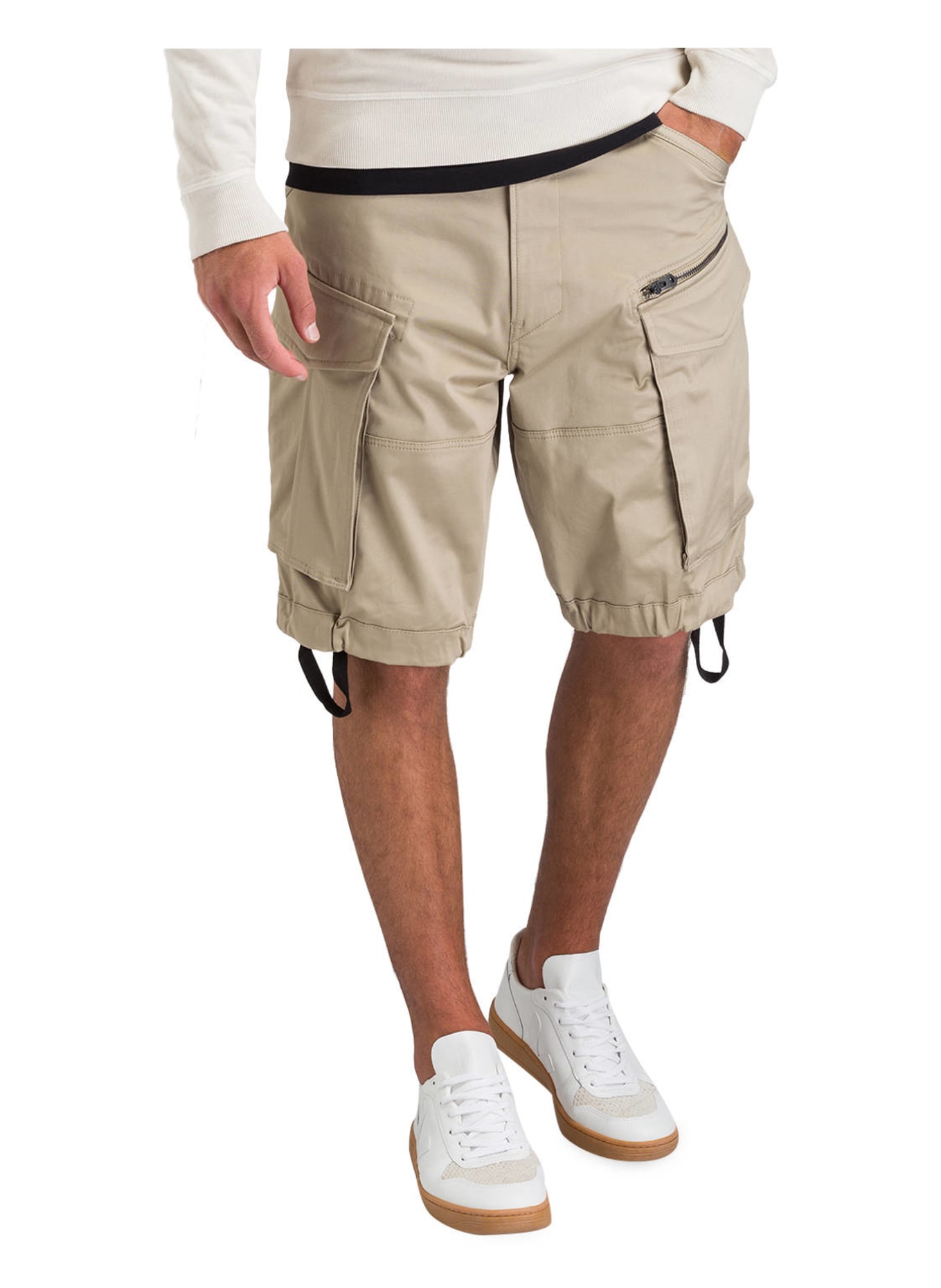 G-Star RAW Loose fit cargo shorts, Color: BEIGE (Image 2)