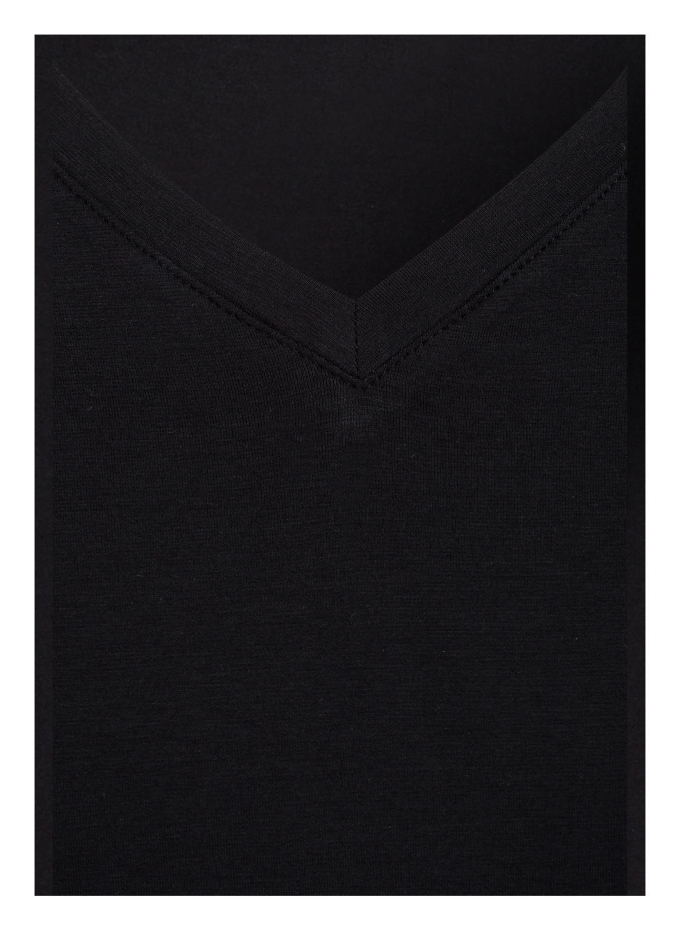 HANRO V-Shirt COTTON SUPERIOR, Farbe: SCHWARZ (Bild 3)