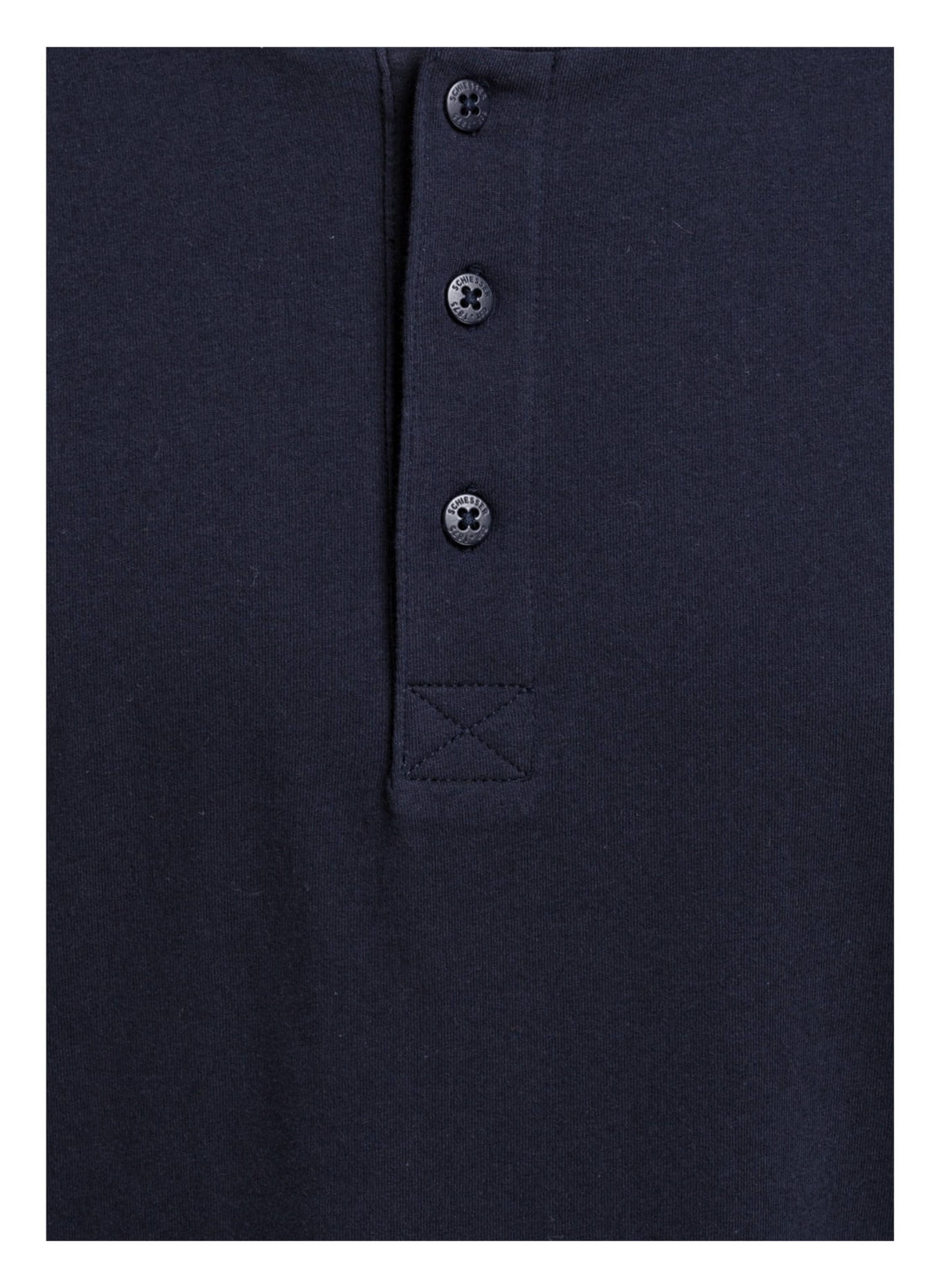 SCHIESSER Pajama shirt MIX+RELAX, Color: DARK BLUE (Image 3)