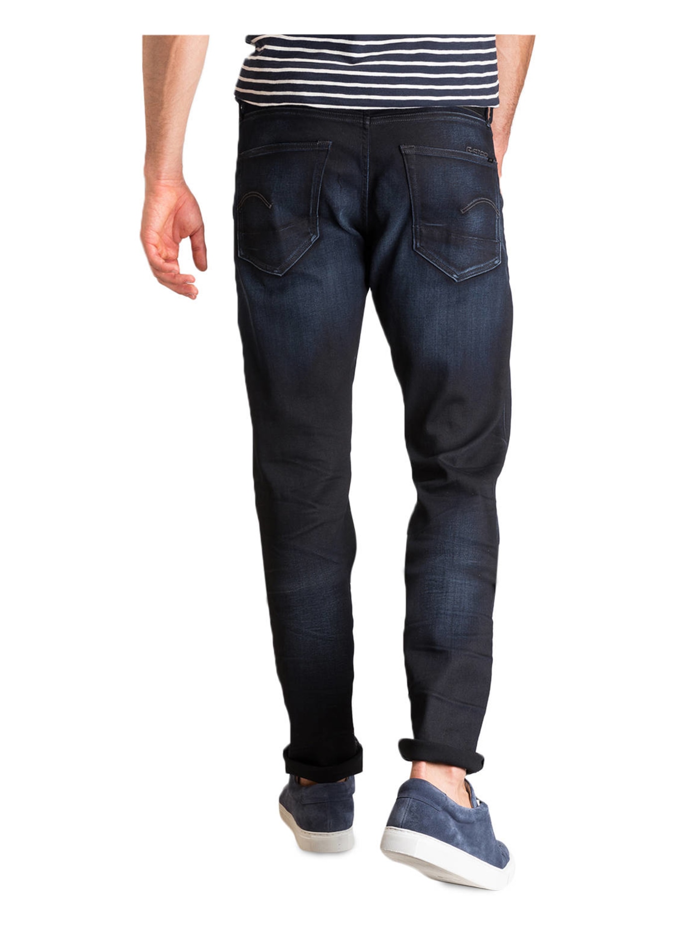 G-Star RAW Jeans 3301 Slim Fit, Farbe: 89 DK AGED (Bild 3)