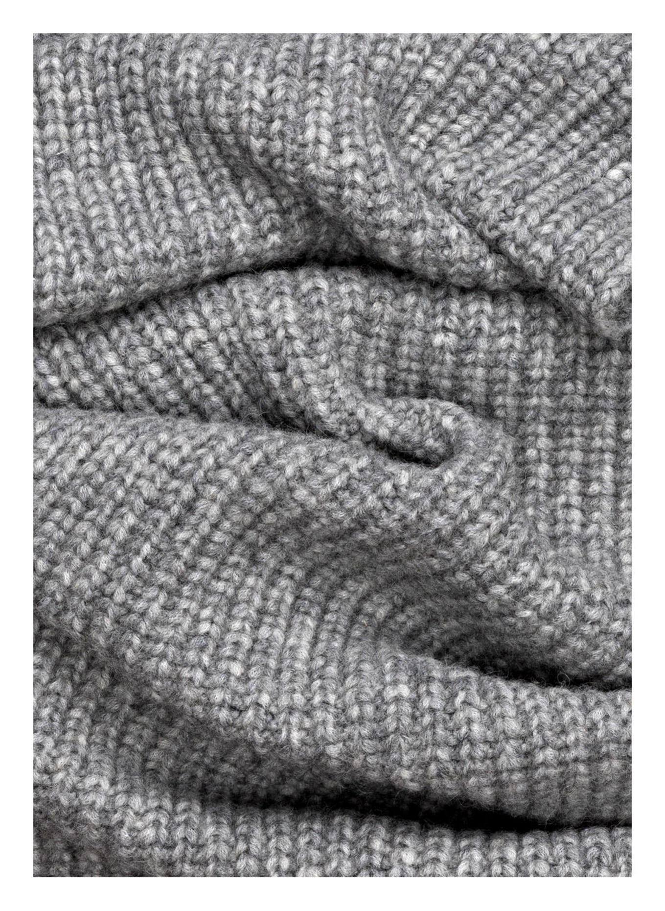 CLOSED Schal mit Alpaka, Farbe: GRAU MELIERT (Bild 3)