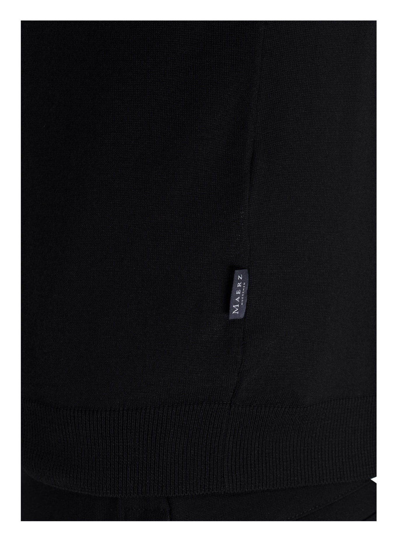 MAERZ MUENCHEN Fine knit pullover, Color: BLACK (Image 4)