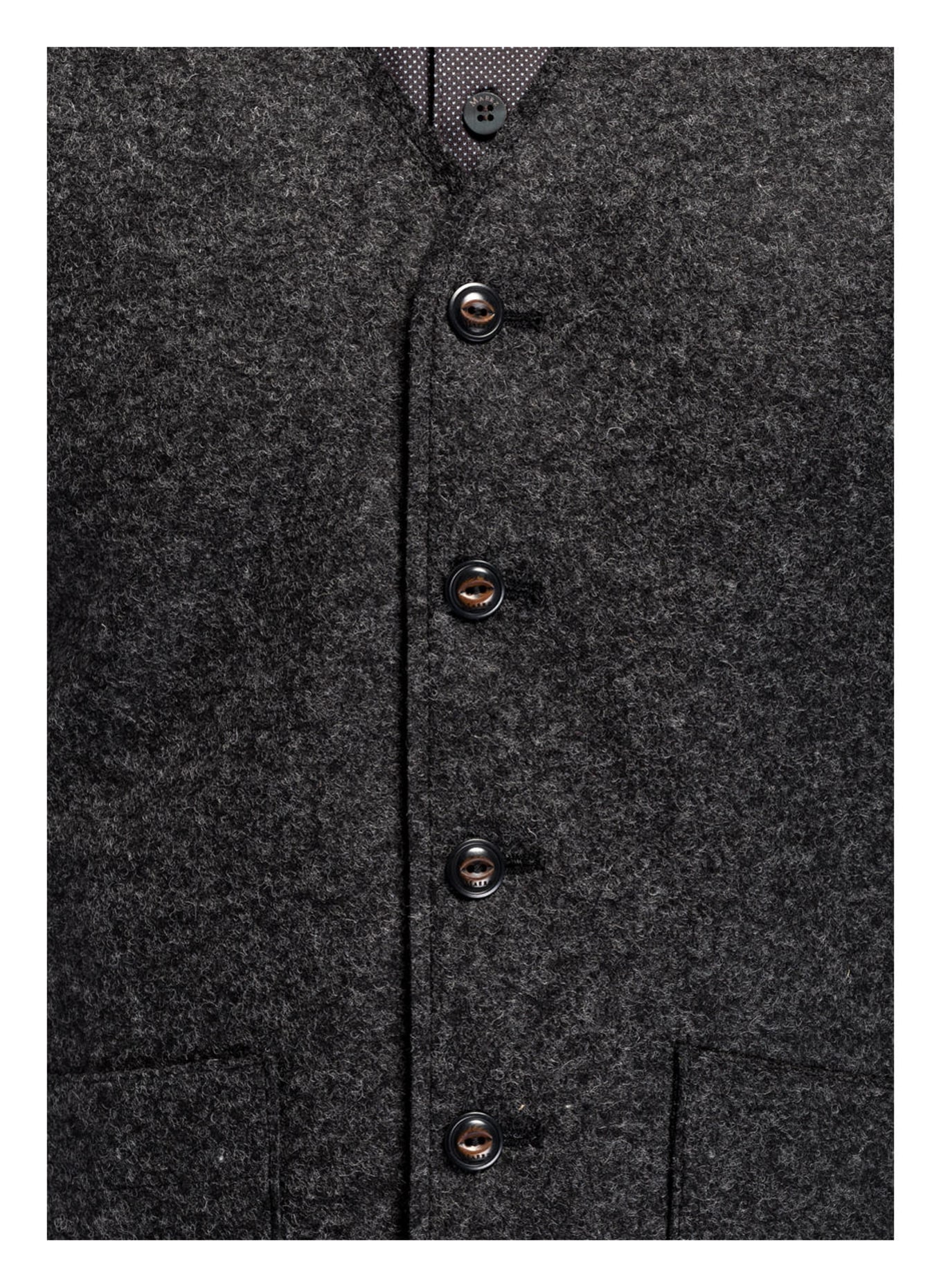 MAERZ MUENCHEN Suit vest, Color: DARK GRAY/ BLACK (Image 4)