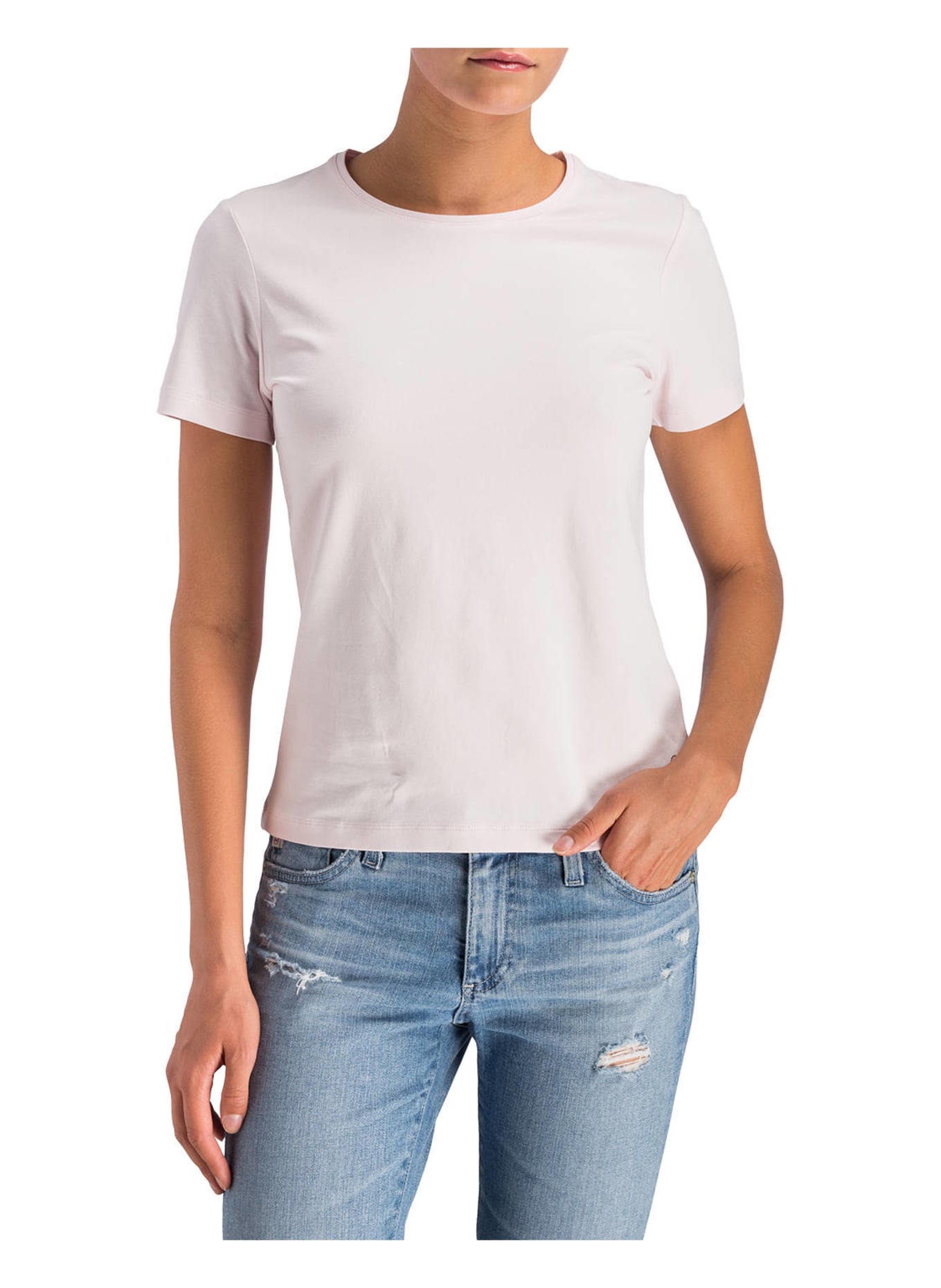 BOVIVA T-Shirt mit Schmucksteinen, Farbe: HELLROSA (Bild 2)