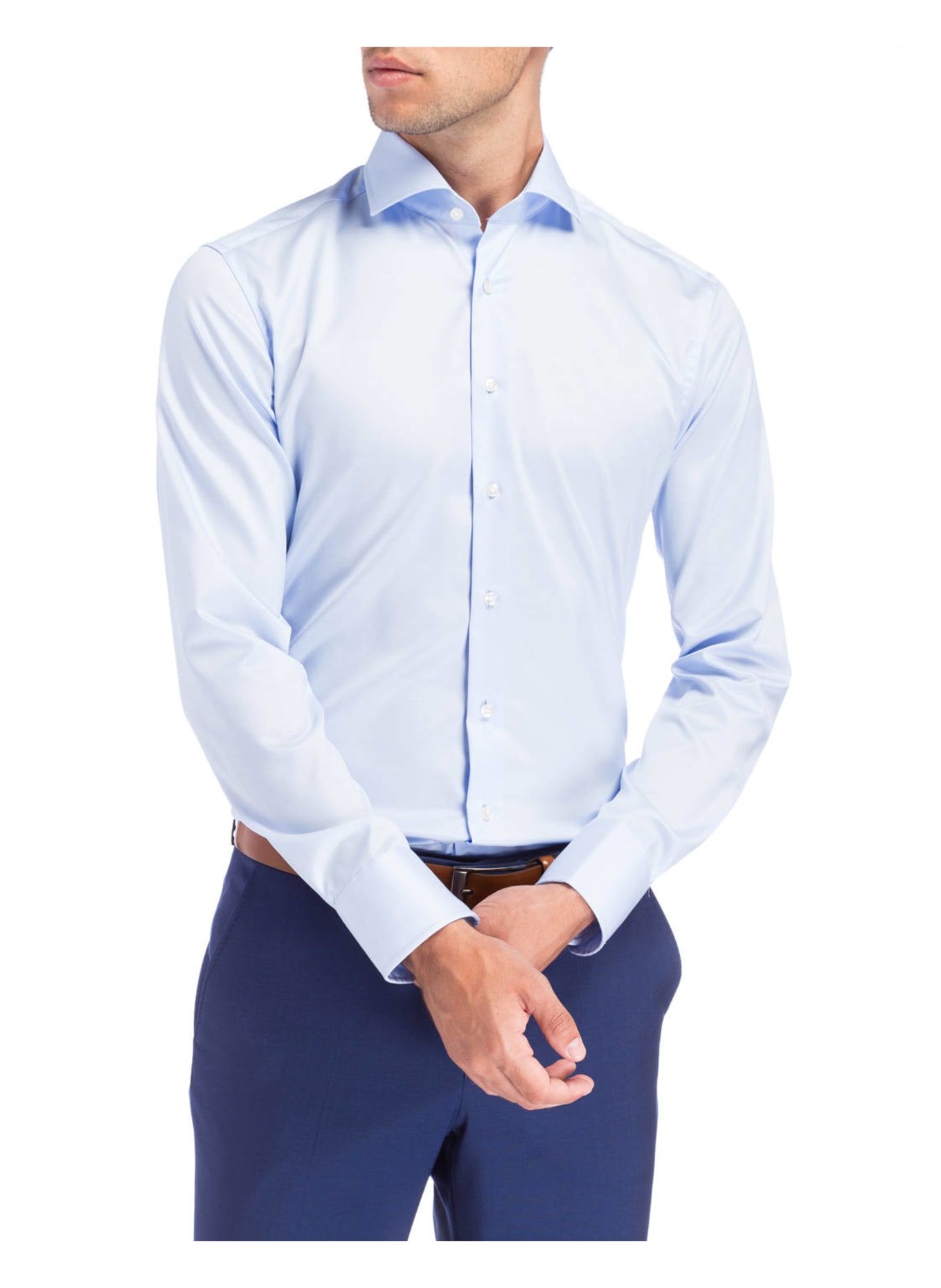 ETERNA Hemd Slim Fit: HELLBLAU