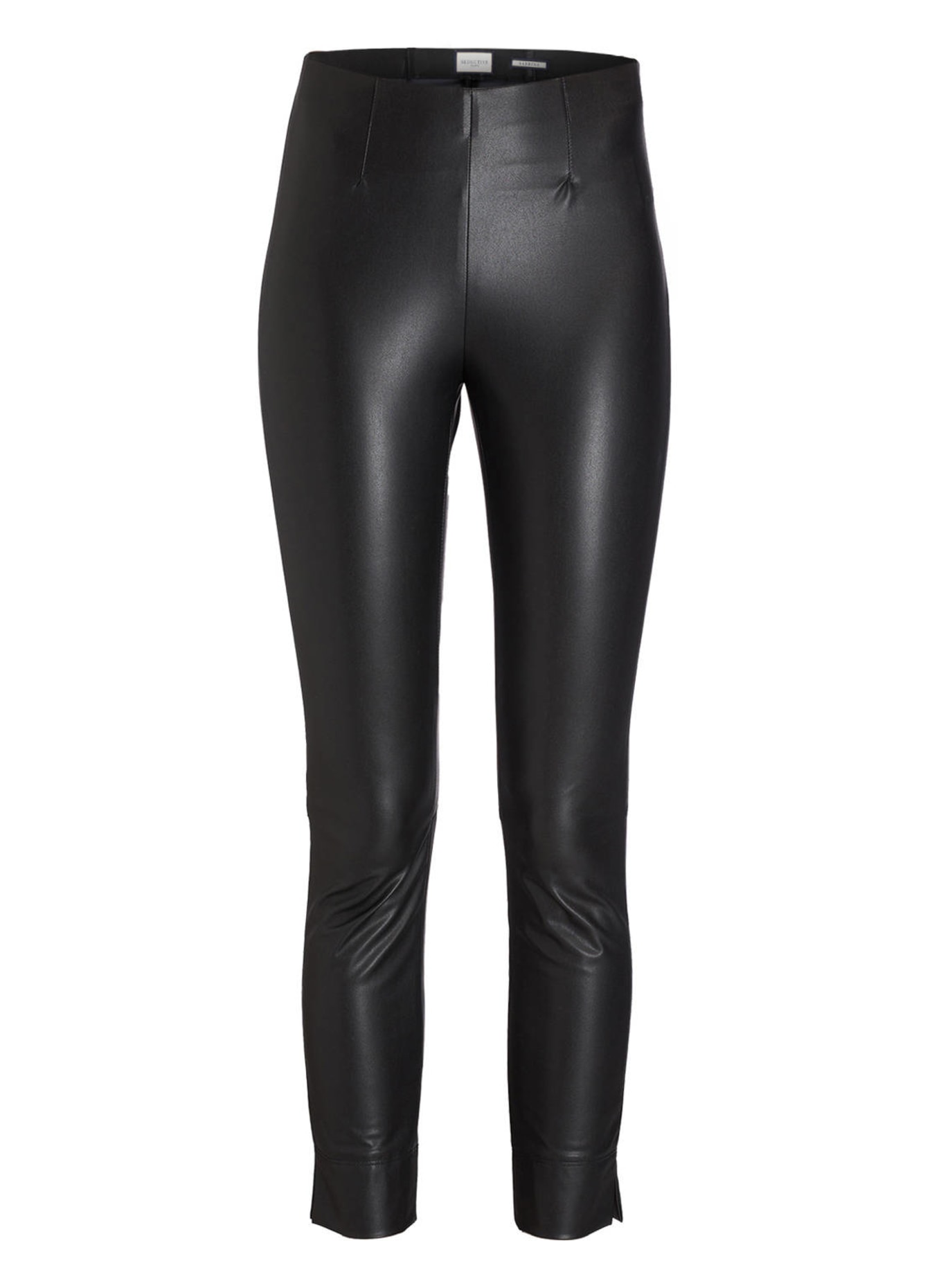 SEDUCTIVE 7/8 pants SABRINA in leather look, Color: BLACK (Image 1)