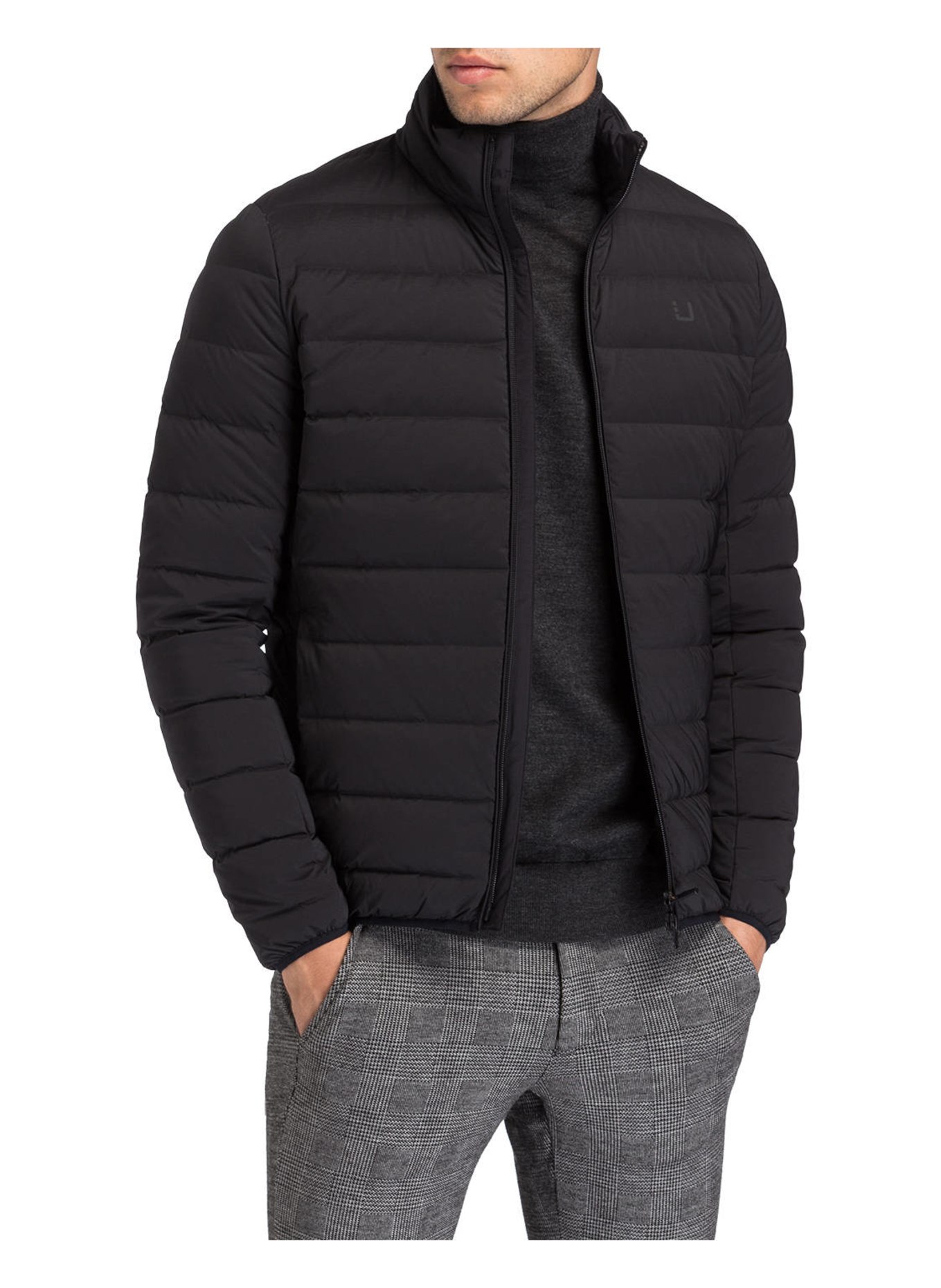 UBR Lightweight-Daunenjacke SONIC: SCHWARZ