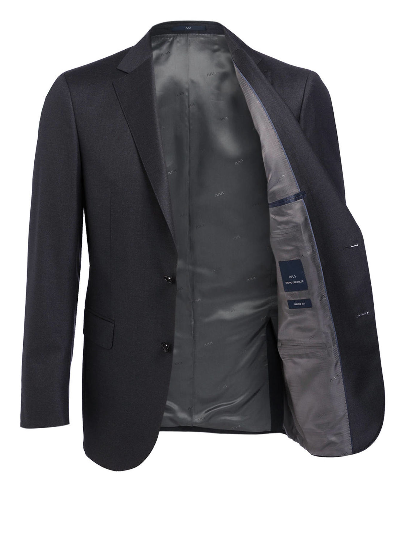 DRESSLER Kombi-Sakko Shaped Fit: 028 DUNKELGRAU