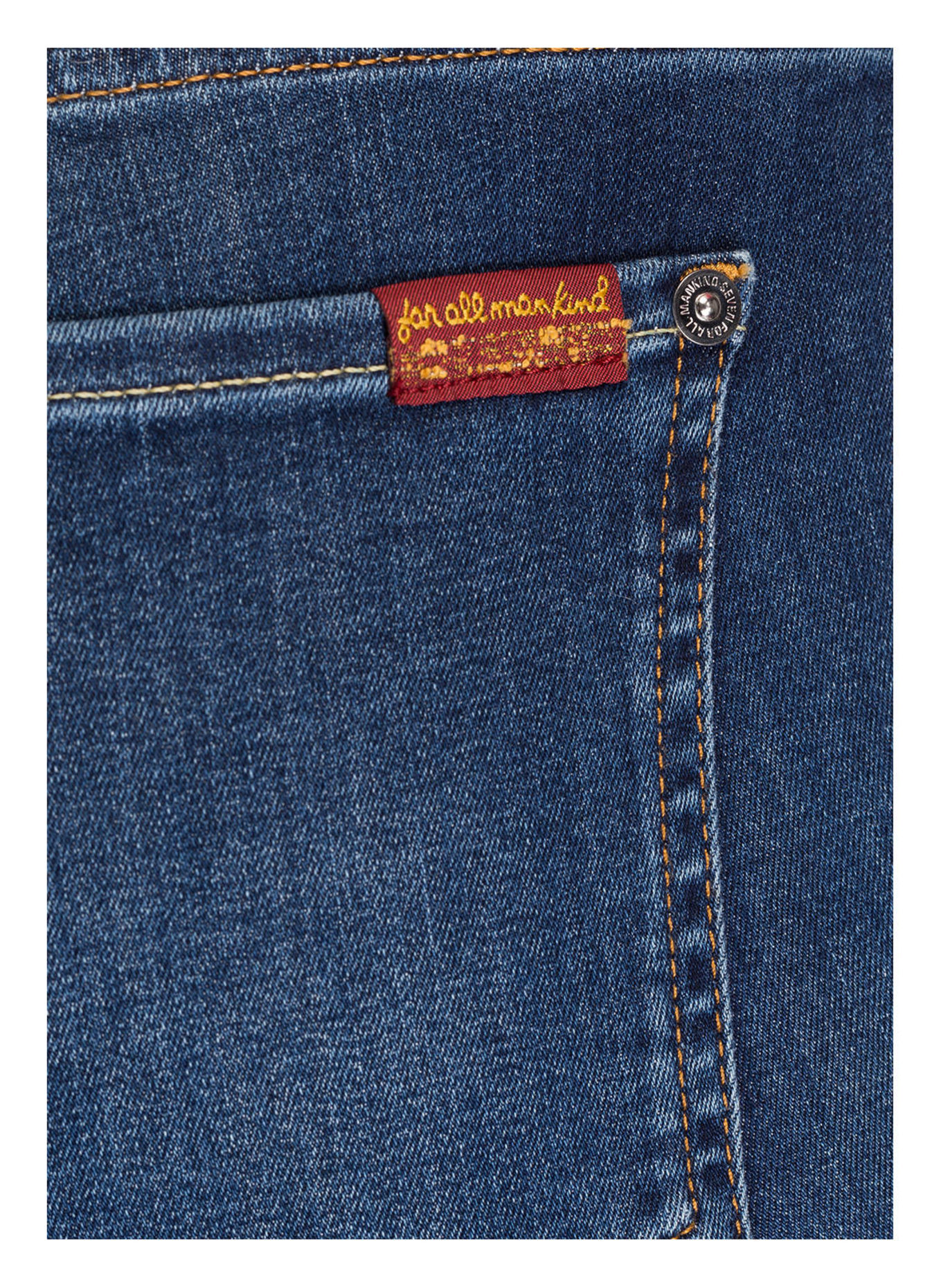 7 for all mankind Jeans THE SKINNY CROP, Farbe: BAIR VINTAGE DUSK BLUE (Bild 5)
