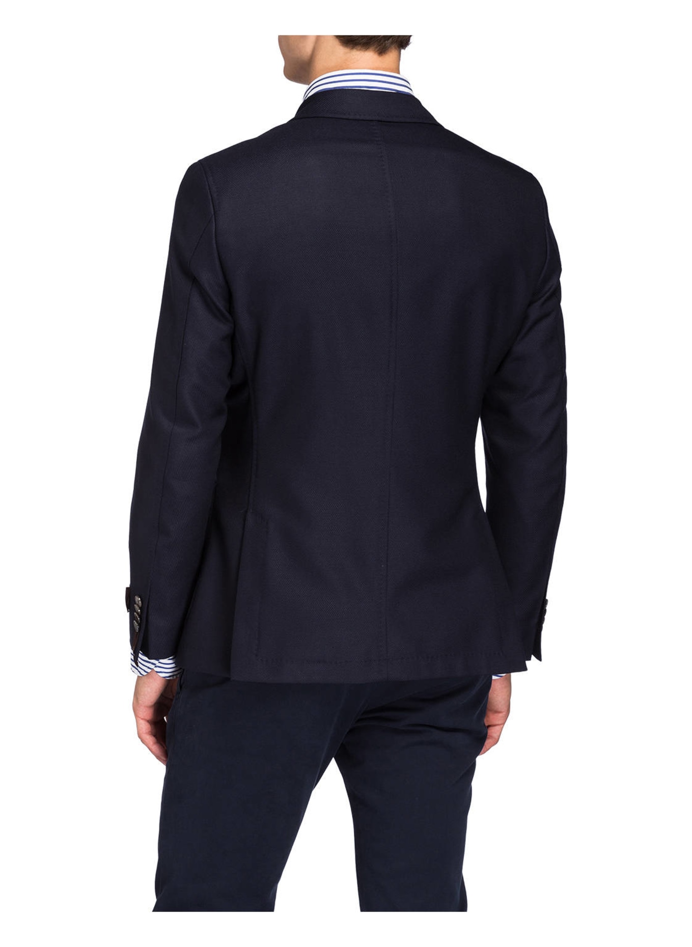 windsor. New wool jacket GINON slim fit, Color: DARK BLUE (Image 3)